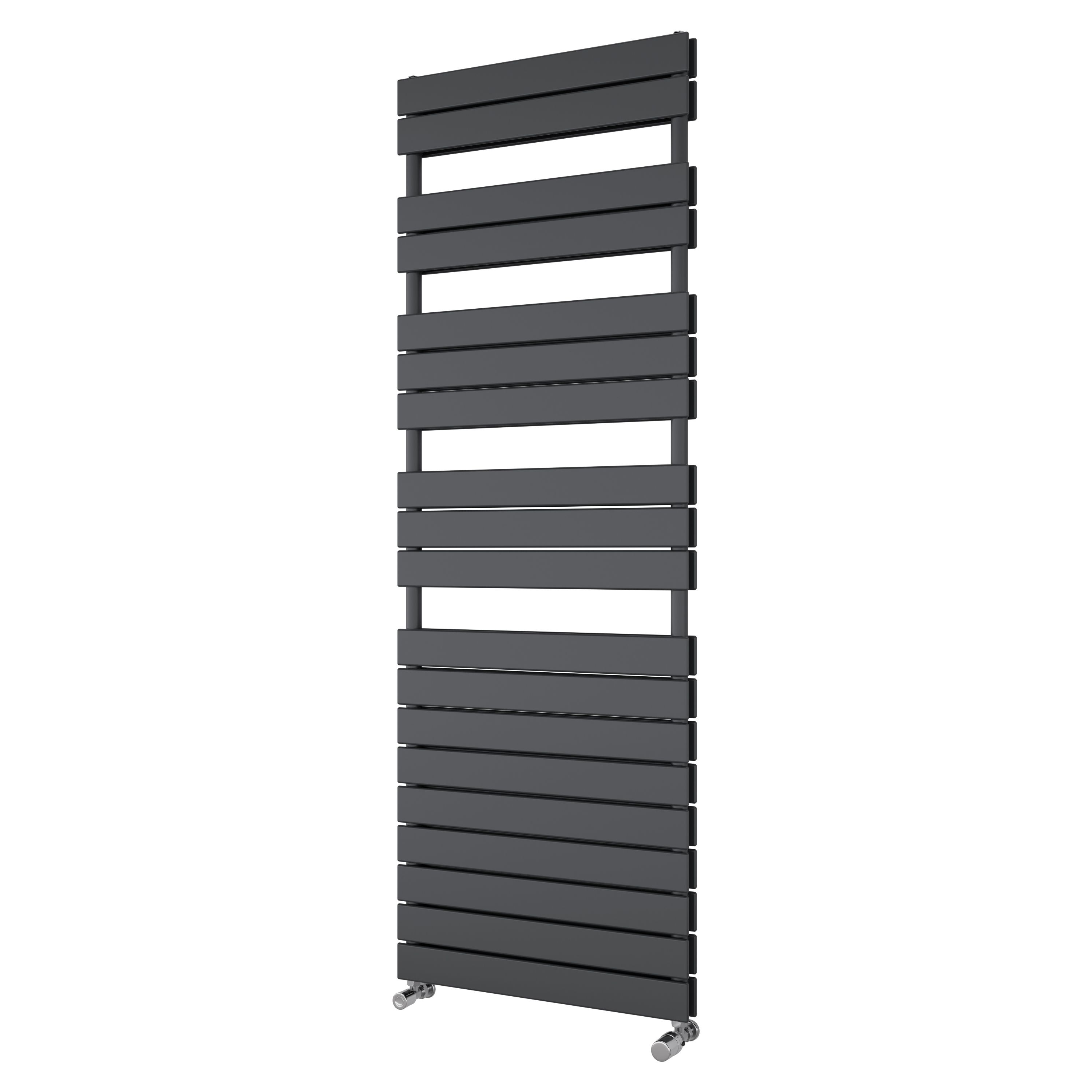 Ximax P2 Duplex, Anthracite Vertical Flat Towel radiator (W)600mm x (H)1720mm