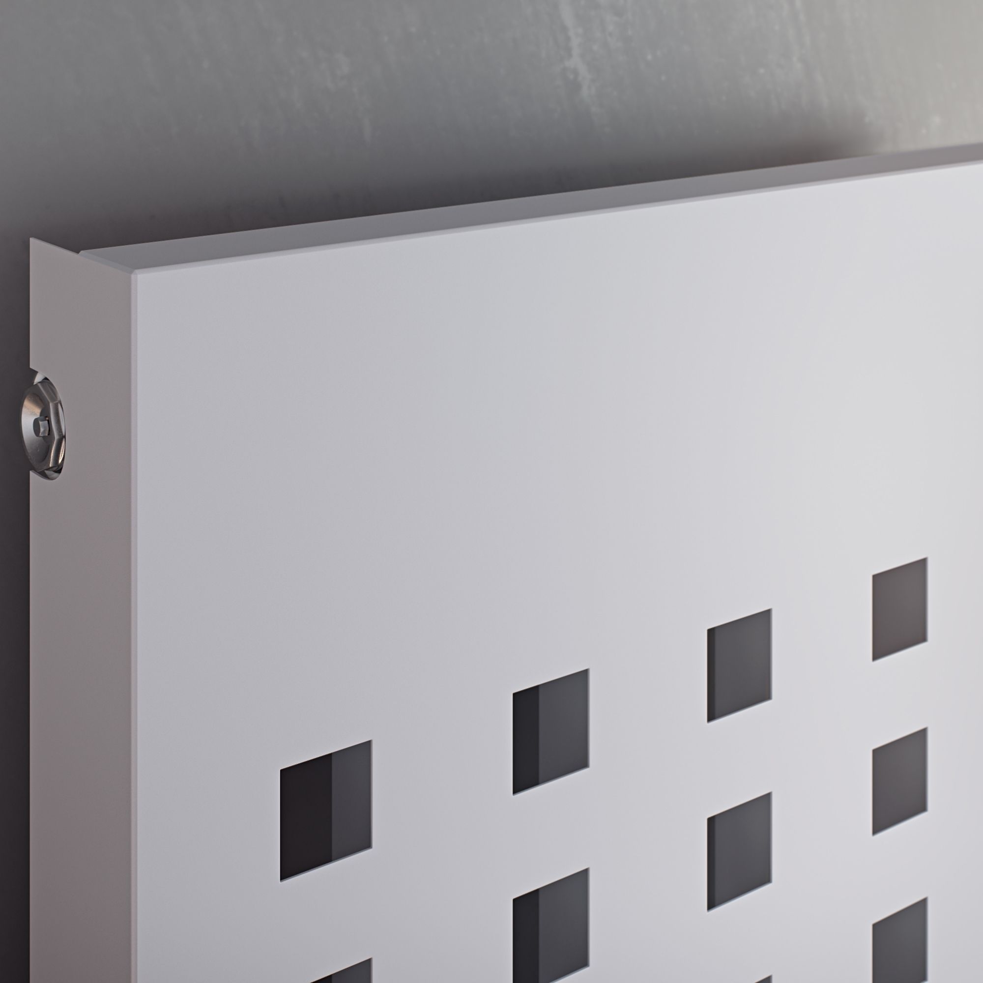 Ximax S1 Plan White Vertical Designer Radiator, (W)596mm x (H)1804mm