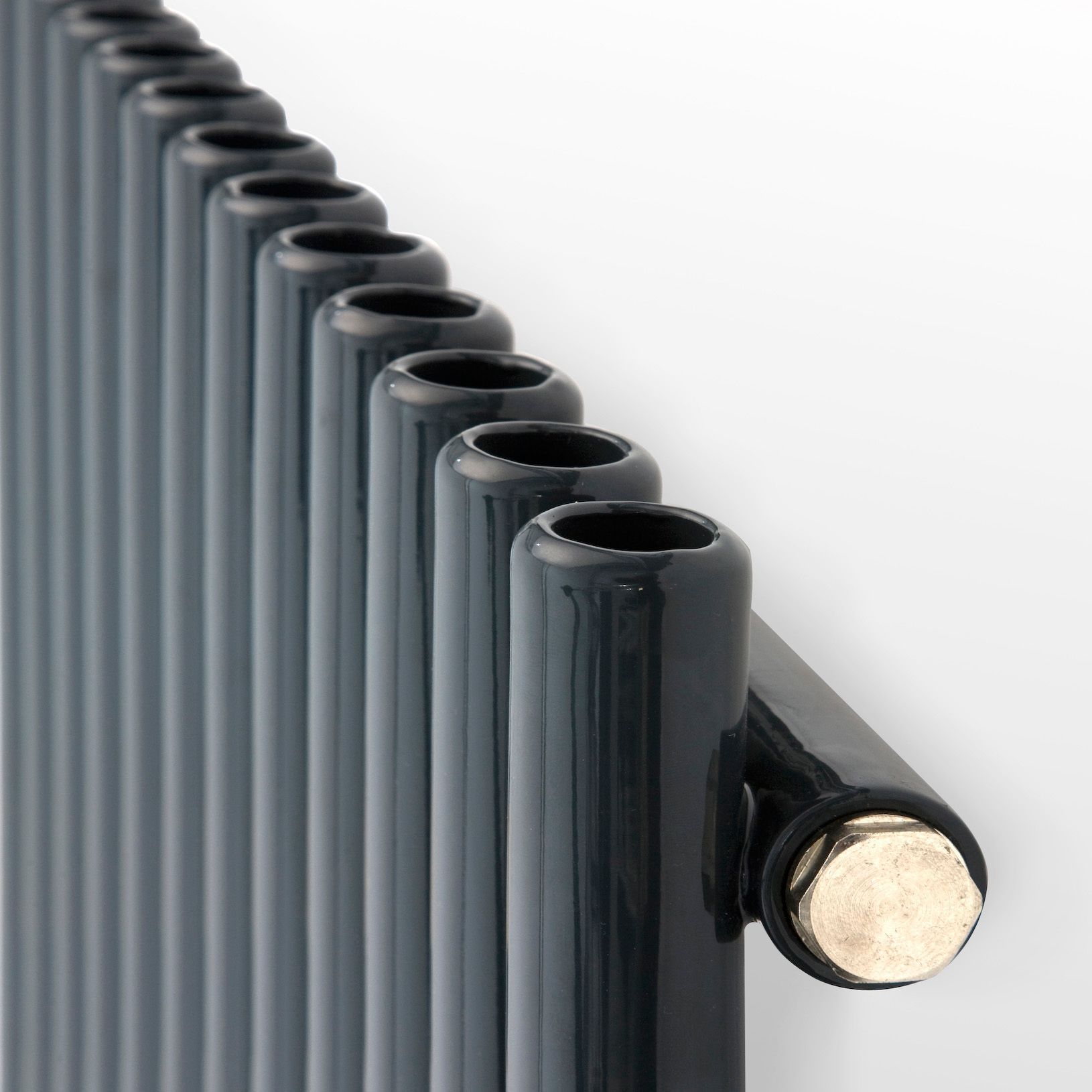 Ximax Supra Anthracite Vertical Designer Radiator, (W)470mm x (H)1800mm