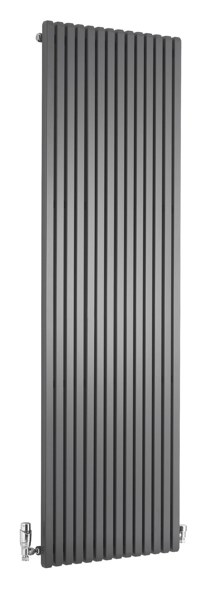 Ximax Supra Square Anthracite Vertical Designer Radiator, (W)550mm x (H)1800mm