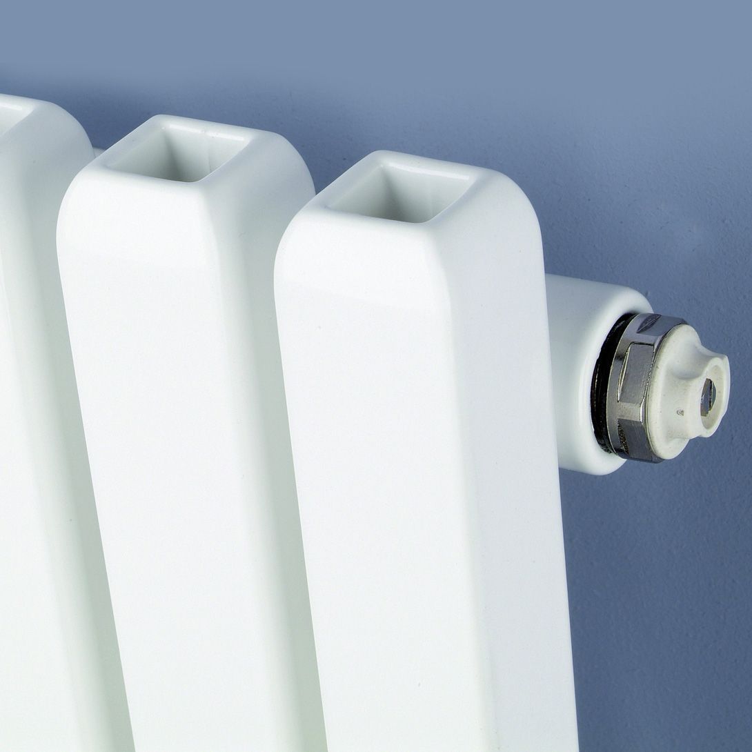 Ximax Supra Square White Vertical Designer Radiator, (W)550mm x (H)1800mm