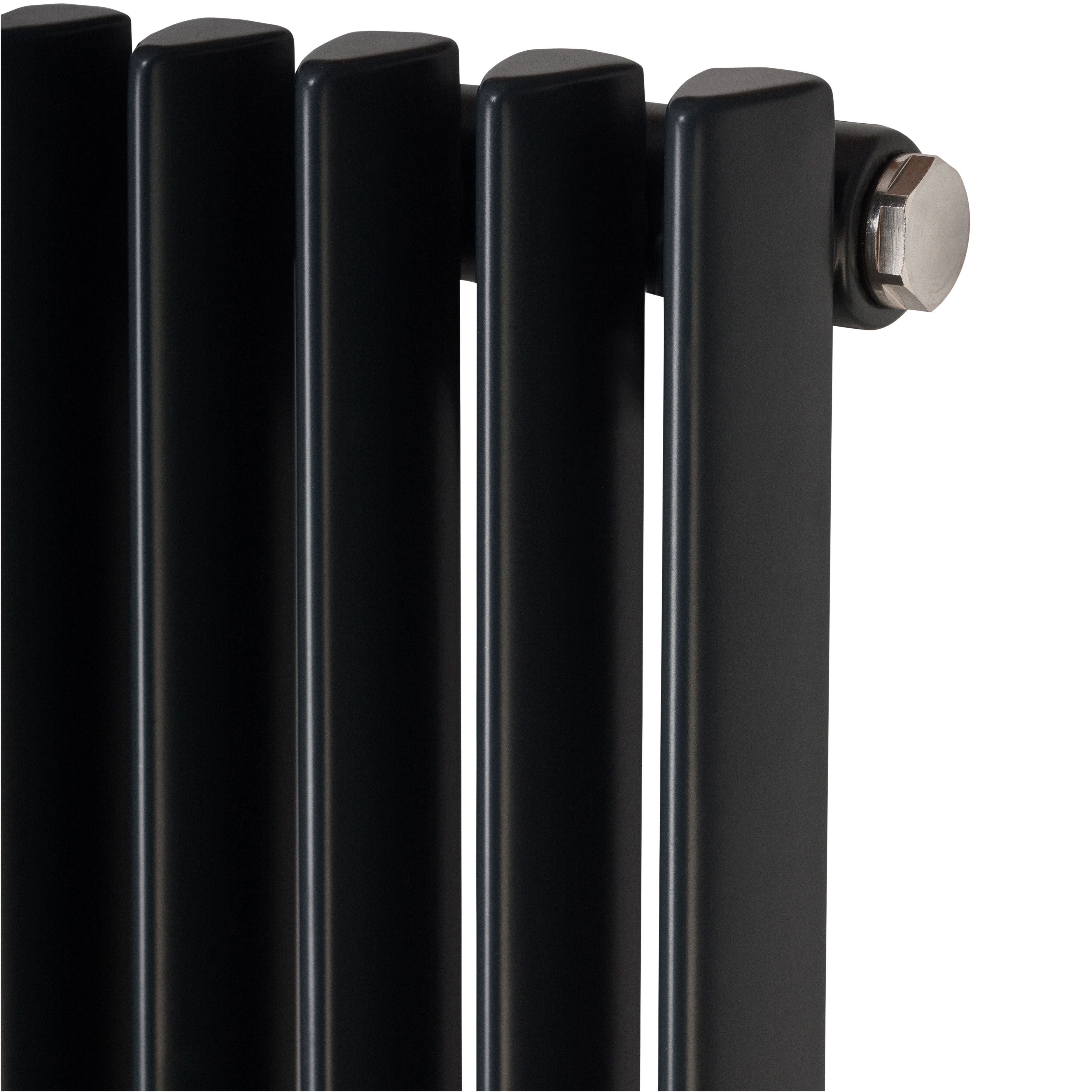 Ximax Triton Anthracite Vertical Designer Radiator, (W)300mm x (H)1800mm