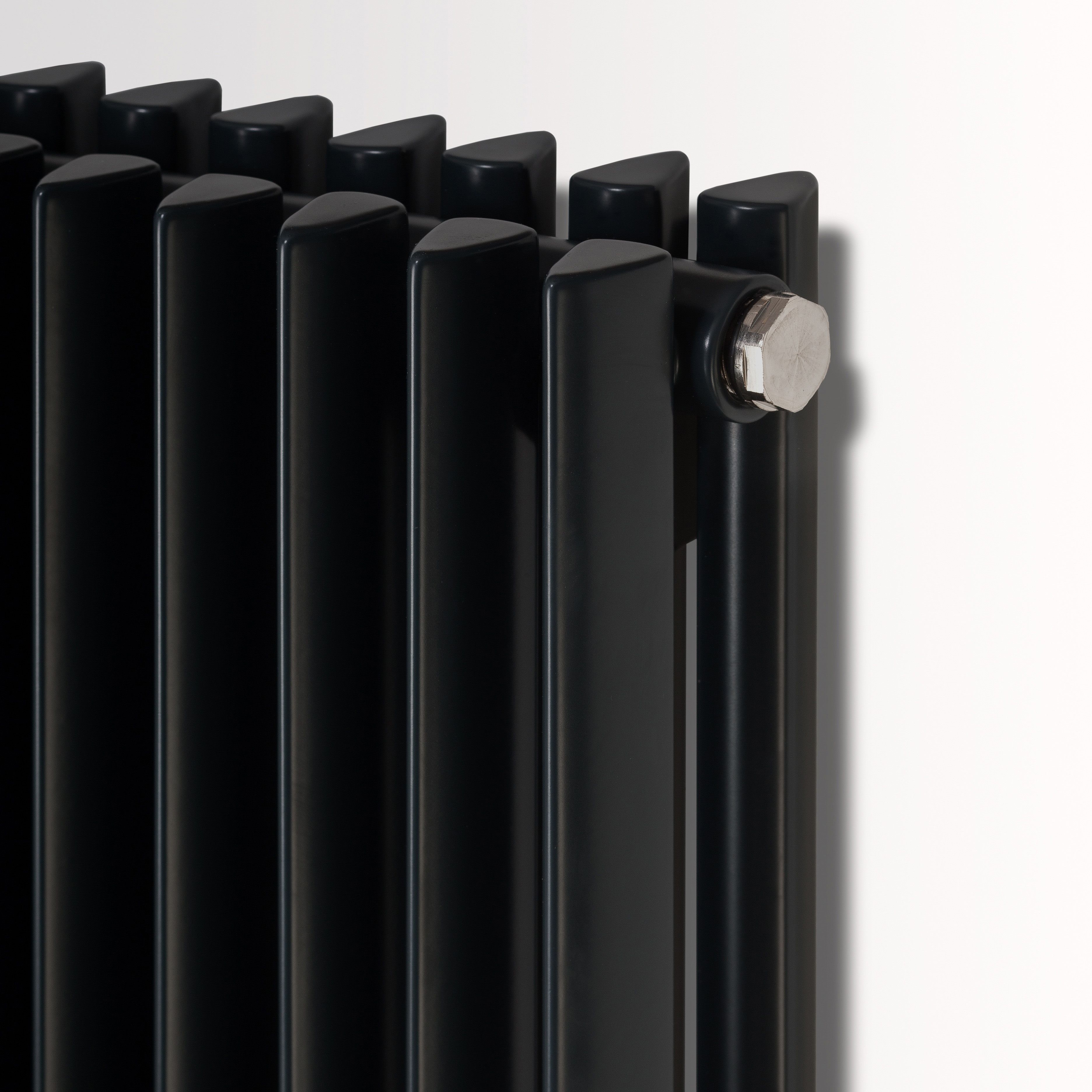 Ximax Triton Duplex Anthracite Vertical Designer Radiator, (W)600mm x (H)1800mm