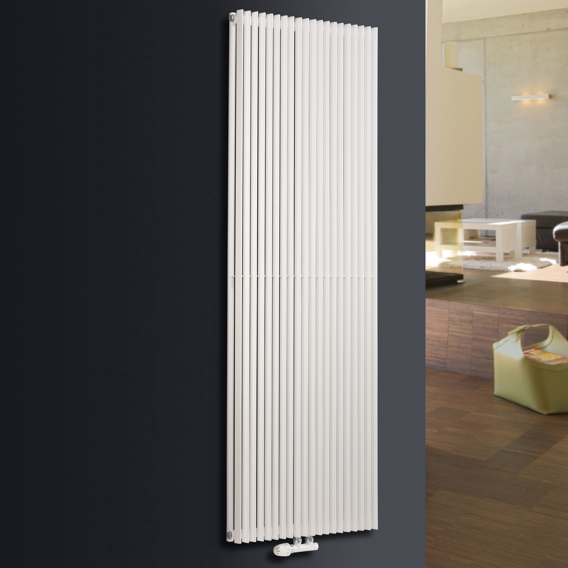 White Cast iron Designer Radiators Central heating TradePoint