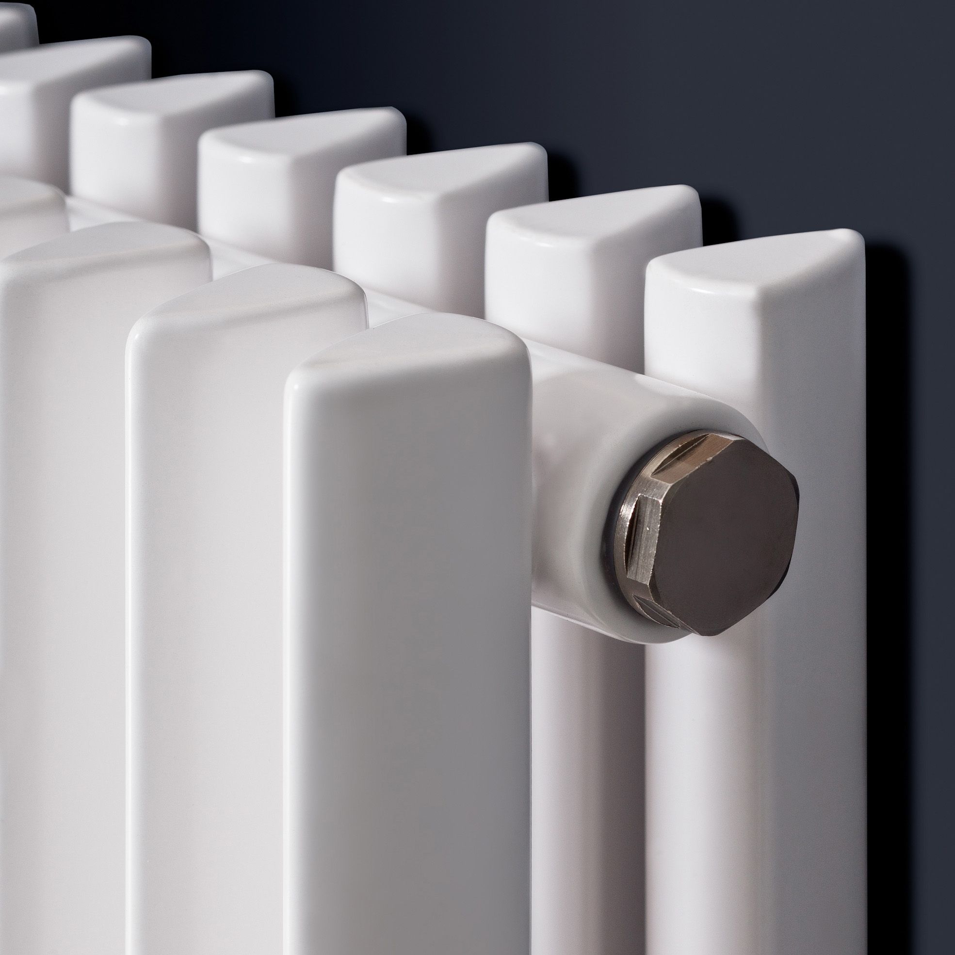Ximax Triton Duplex White Vertical Designer Radiator, (W)300mm x (H)1800mm
