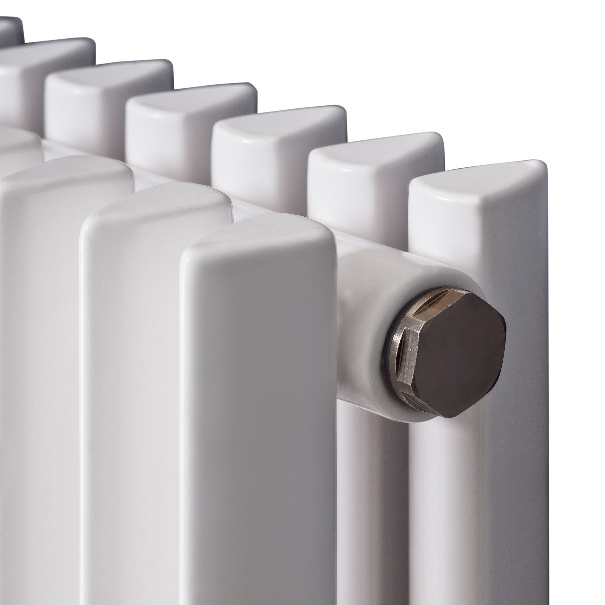 Ximax Triton Duplex White Vertical Designer Radiator, (W)450mm x (H)1800mm