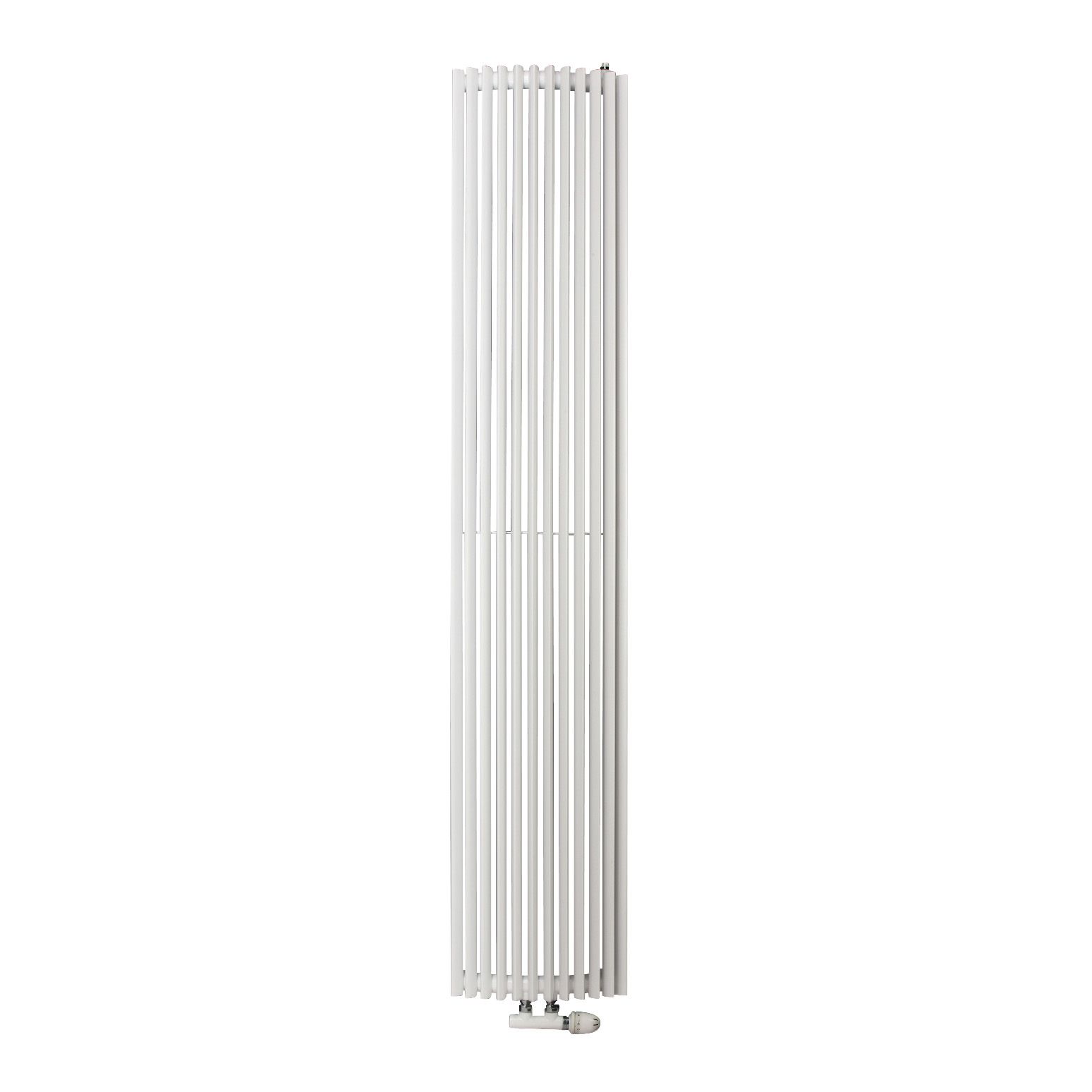 Ximax Triton Semi-Circle White Vertical Designer Radiator, (W)340mm x (H)1800mm