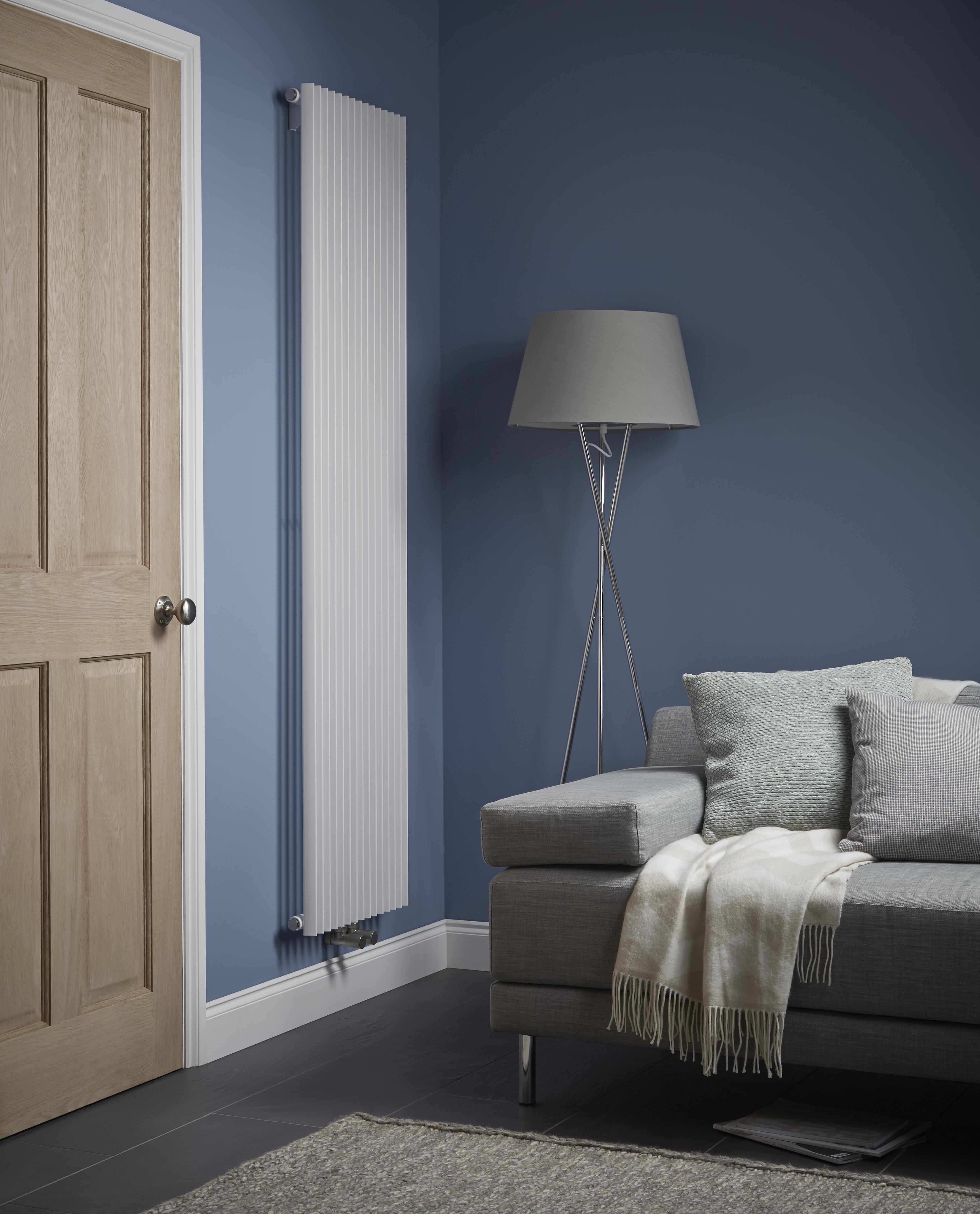Ximax Triton White Vertical Designer Radiator, (W)450mm x (H)1800mm