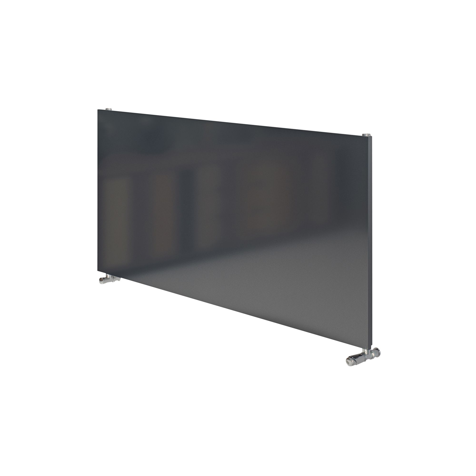 Ximax Vertiplan Anthracite Horizontal Designer Radiator, (W)595mm x (H)1200mm