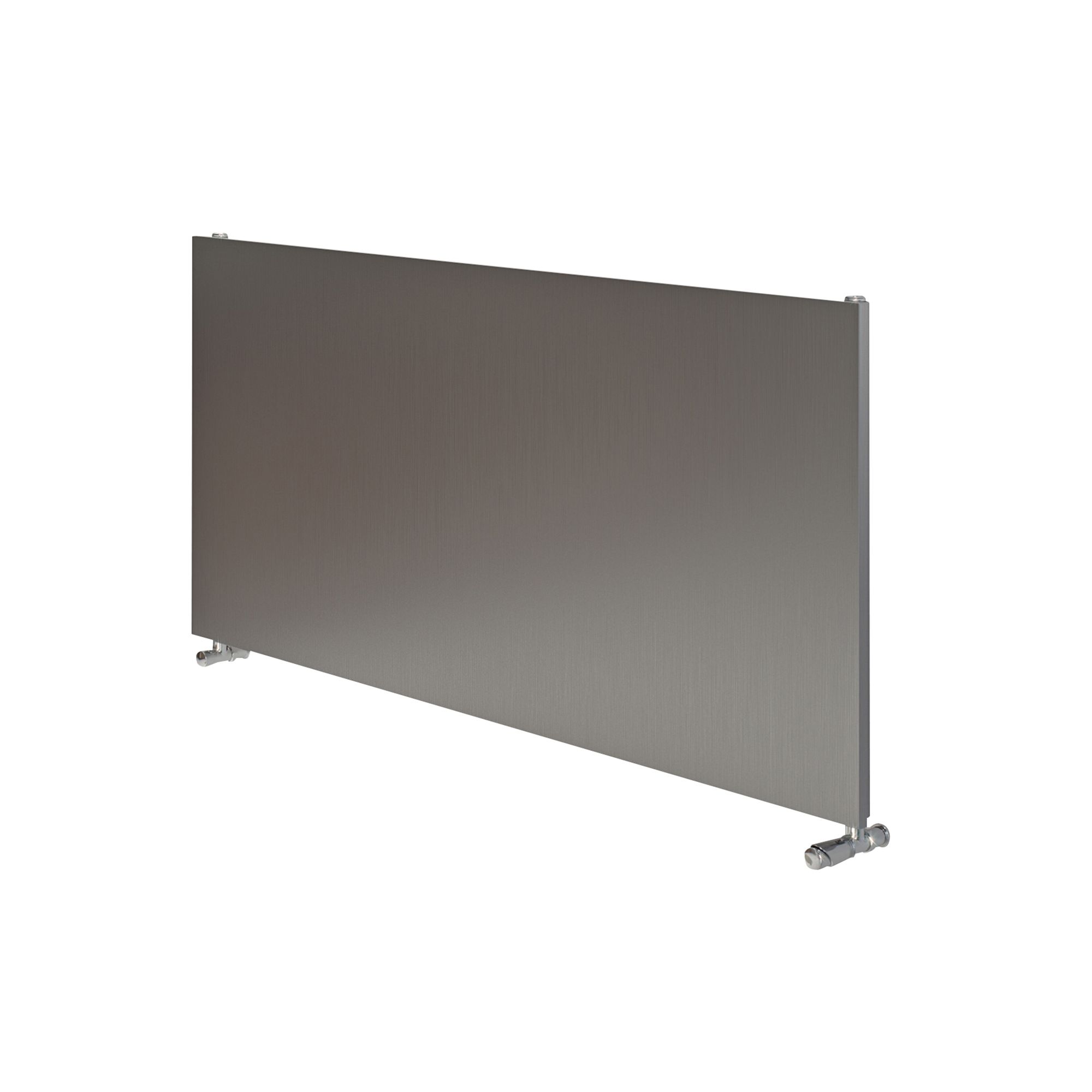 Ximax Vertiplan Silver effect Horizontal Designer Radiator, (W)445mm x (H)1500mm