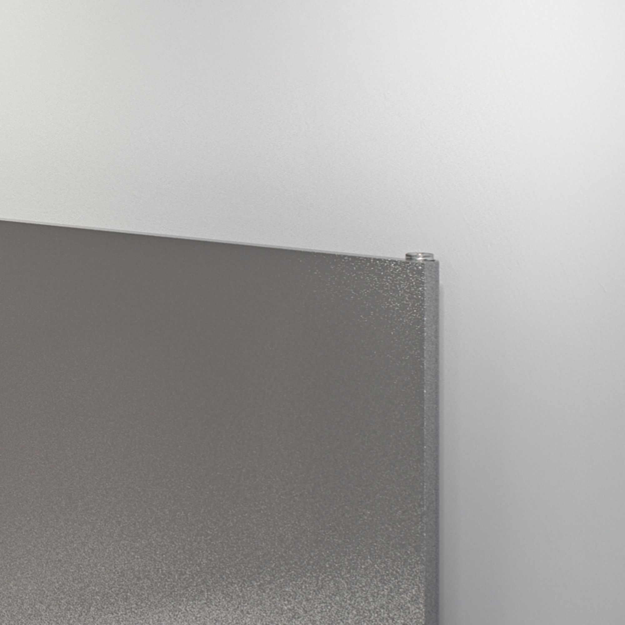 Ximax Vertiplan Silver effect Horizontal Designer Radiator, (W)595mm x (H)1800mm