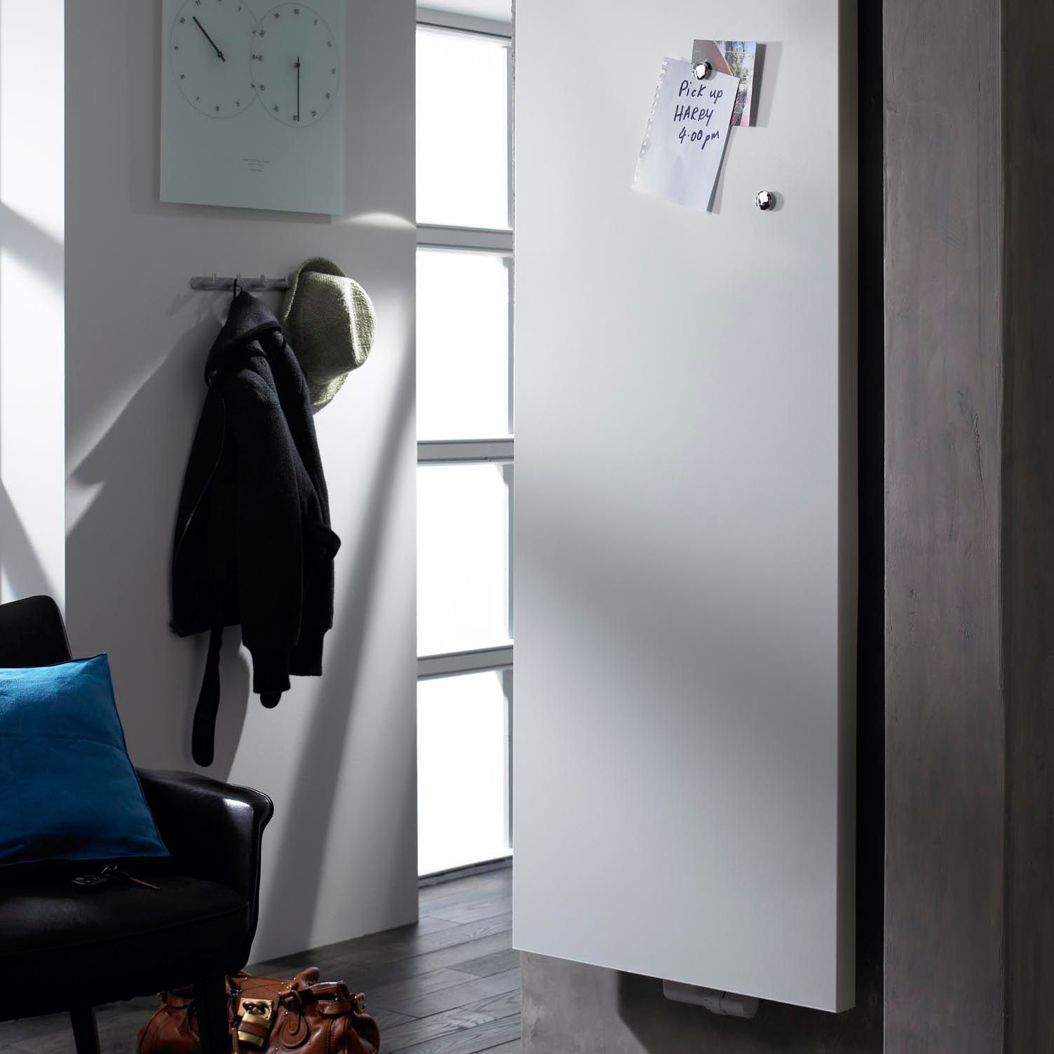 Ximax Vertiplan White Vertical Designer Radiator, (W)450mm x (H)1800mm