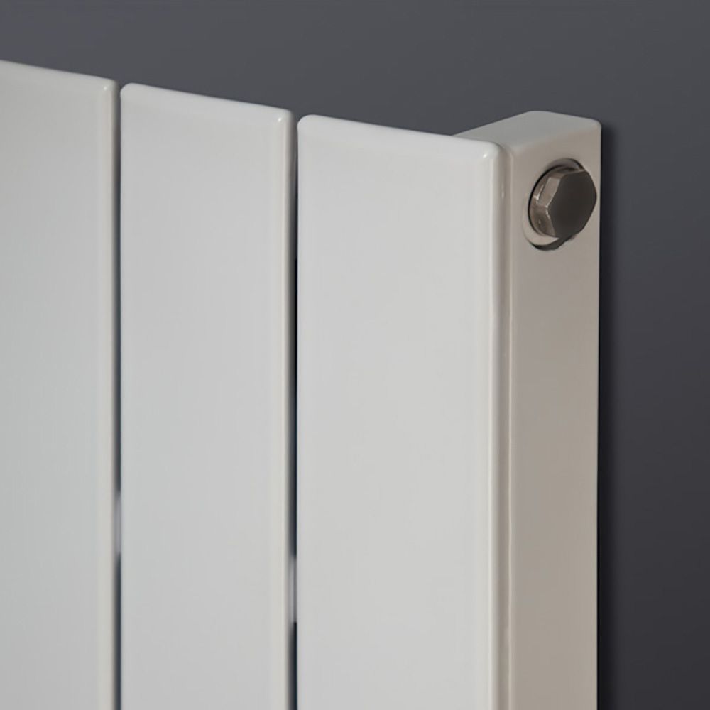 Ximax Vertirad Deluxe White Horizontal or vertical Designer Radiator, (W)445mm x (H)1500mm