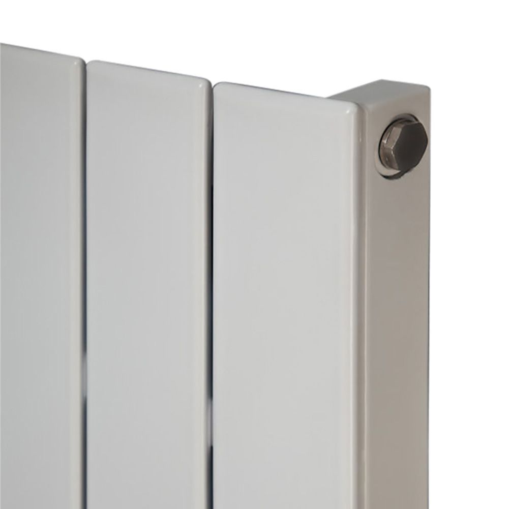 Ximax Vertirad Deluxe White Horizontal or vertical Designer Radiator, (W)595mm x (H)1800mm