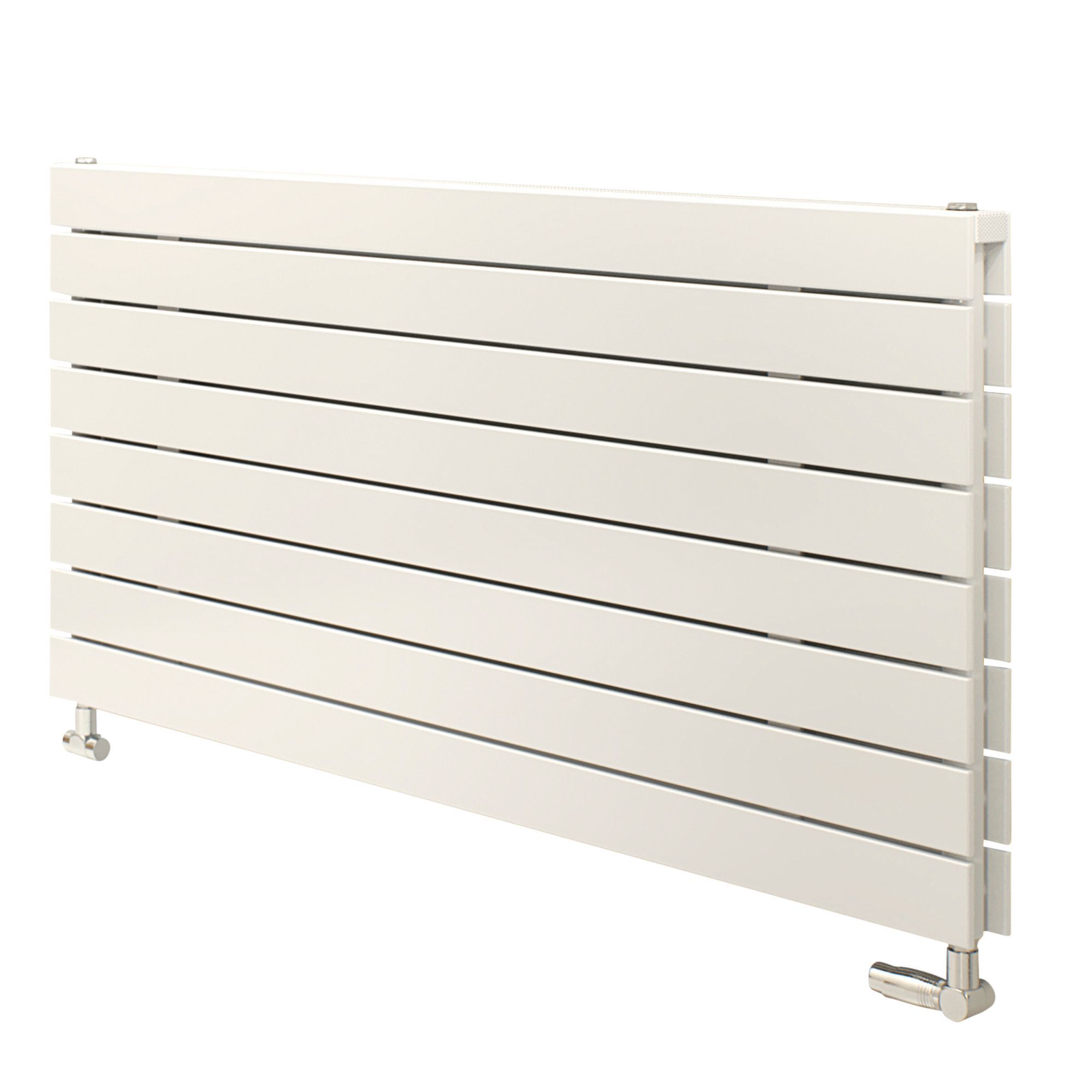 Ximax Vertirad Duplex Deluxe White Horizontal Designer Radiator, (W)1200mm x (H)600mm