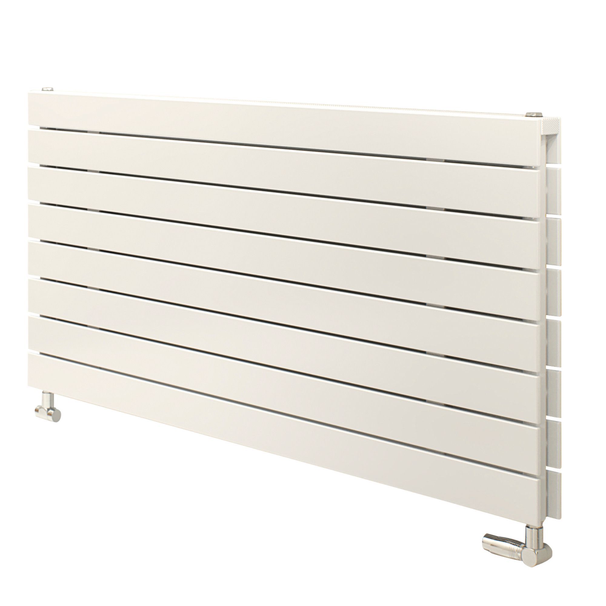 Ximax Vertirad Duplex Deluxe White Horizontal Designer Radiator, (W)900mm x (H)600mm