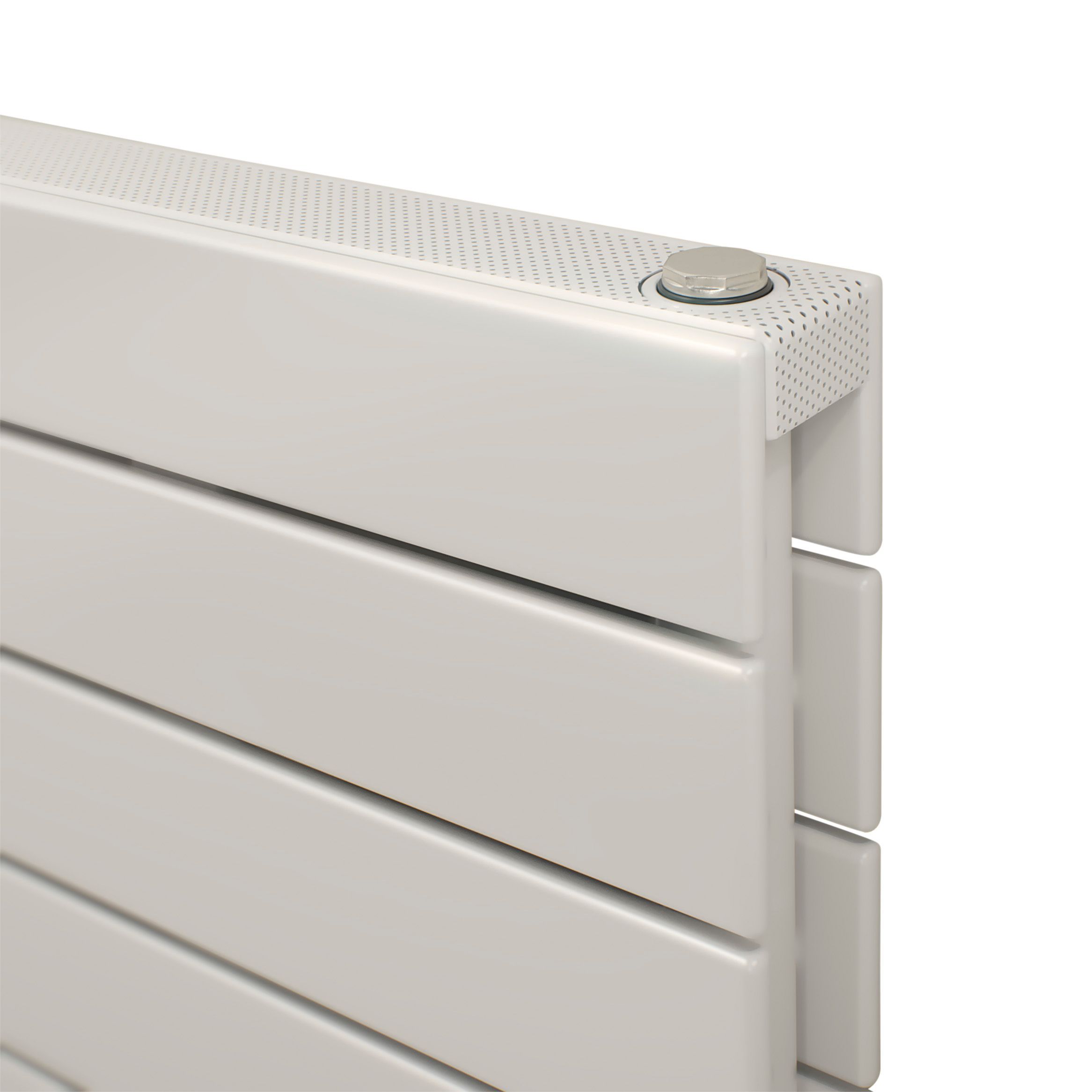 Ximax Vertirad Duplex Deluxe White Horizontal Designer Radiator, (W)900mm x (H)600mm