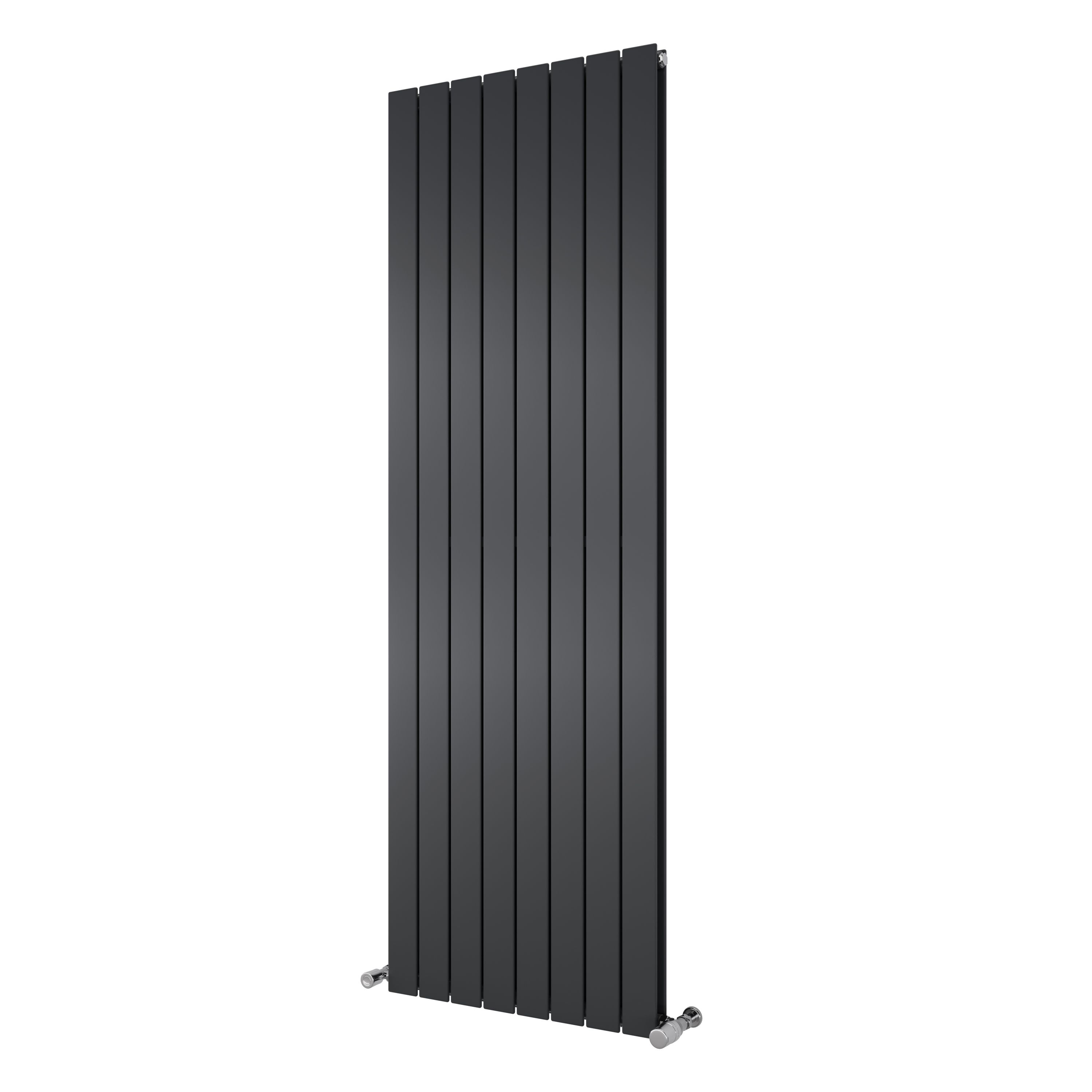 Ximax Vertirad Duplex Satin anthracite Vertical Designer panel Radiator, (W)595mm x (H)1800mm