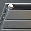 Ximax Vertirad Duplex Satin silver effect Horizontal Designer panel Radiator, (W)1800mm x (H)670mm