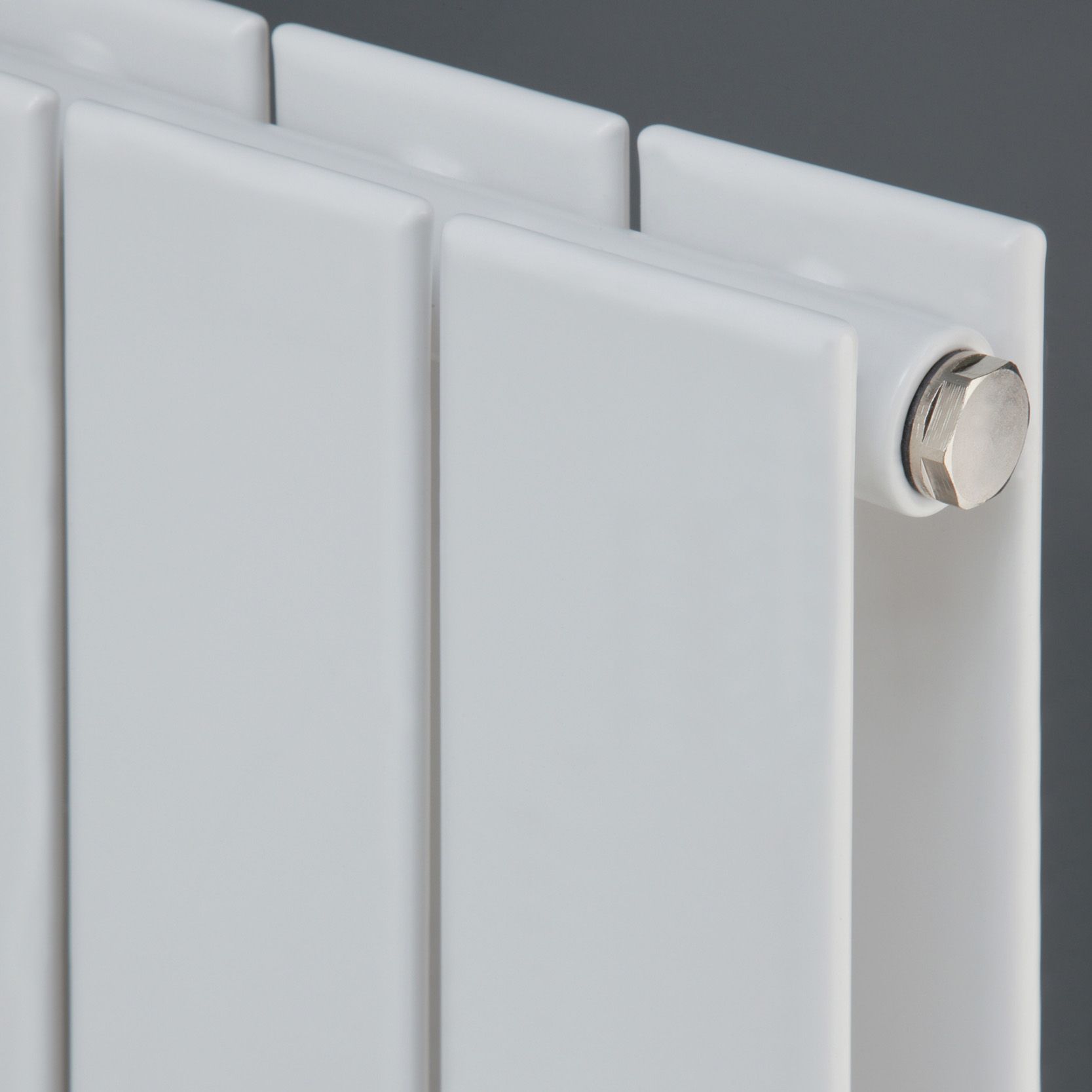 Ximax Vertirad Duplex White Horizontal or vertical Designer Radiator, (W)295mm x (H)1800mm