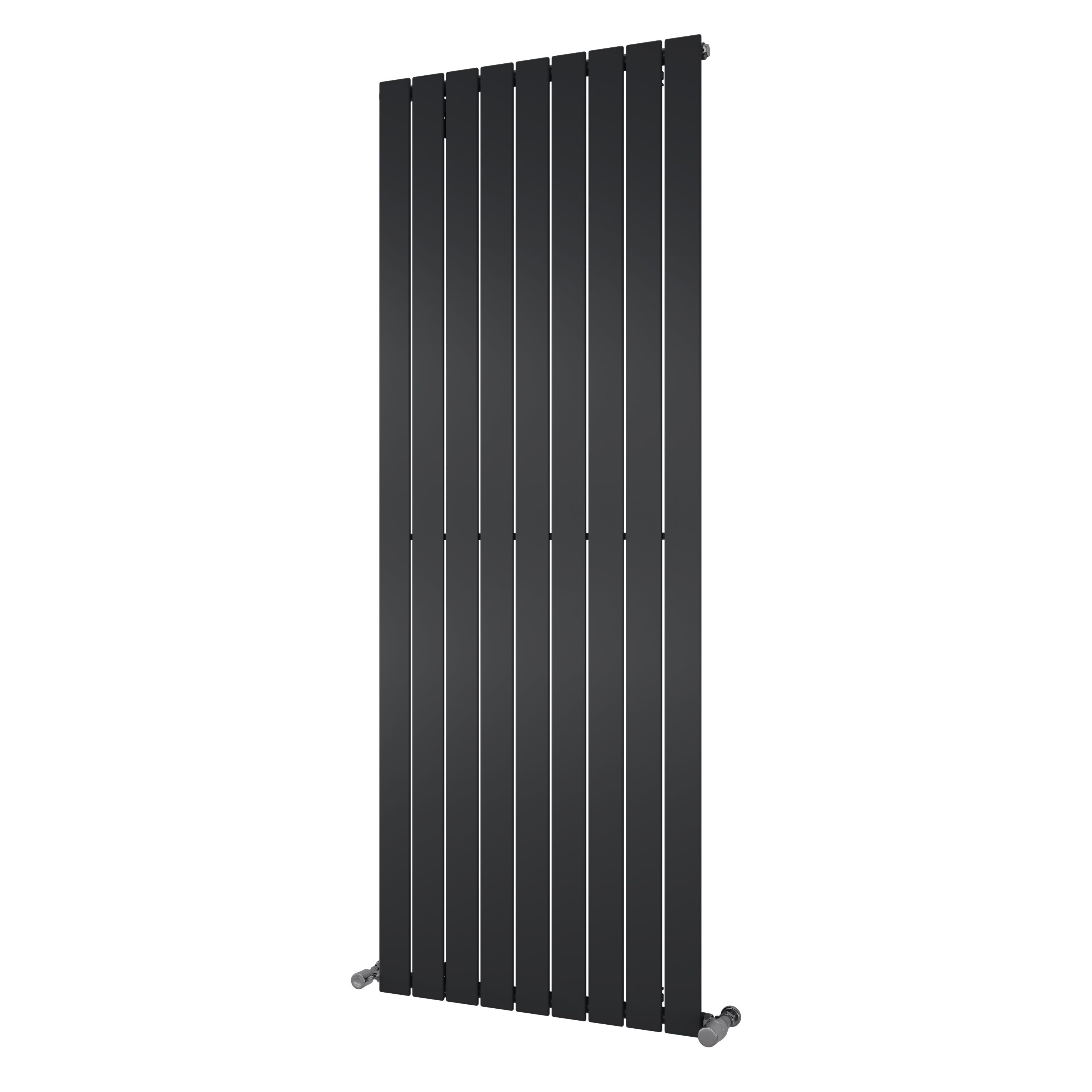 Ximax Vertirad Satin anthracite Vertical Designer panel Radiator, (W)670mm x (H)1800mm