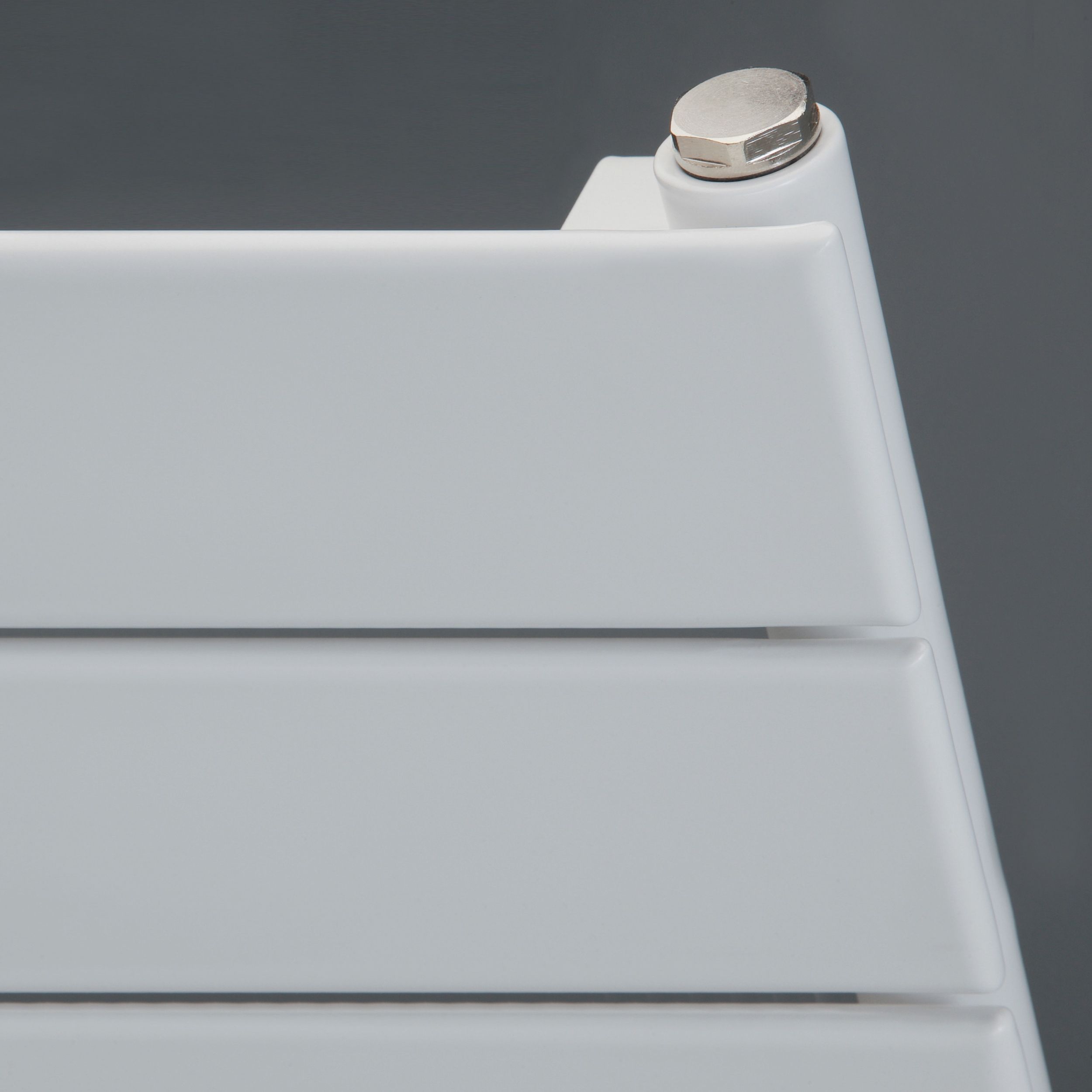 Ximax Vertirad Satin white Horizontal Designer panel Radiator, (W)1200mm x (H)445mm