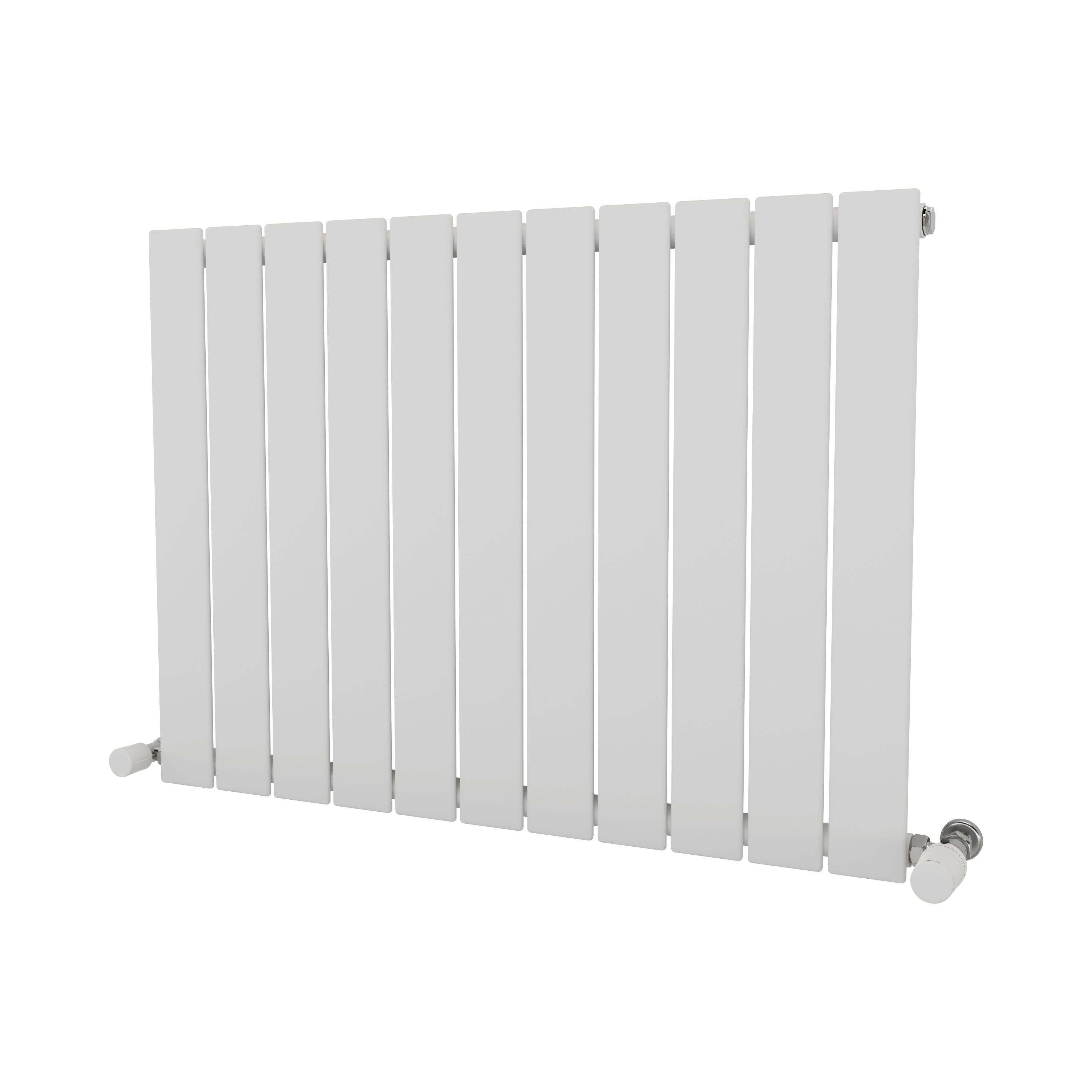 Ximax Vertirad Satin white Horizontal Designer panel Radiator, (W)820mm x (H)600mm