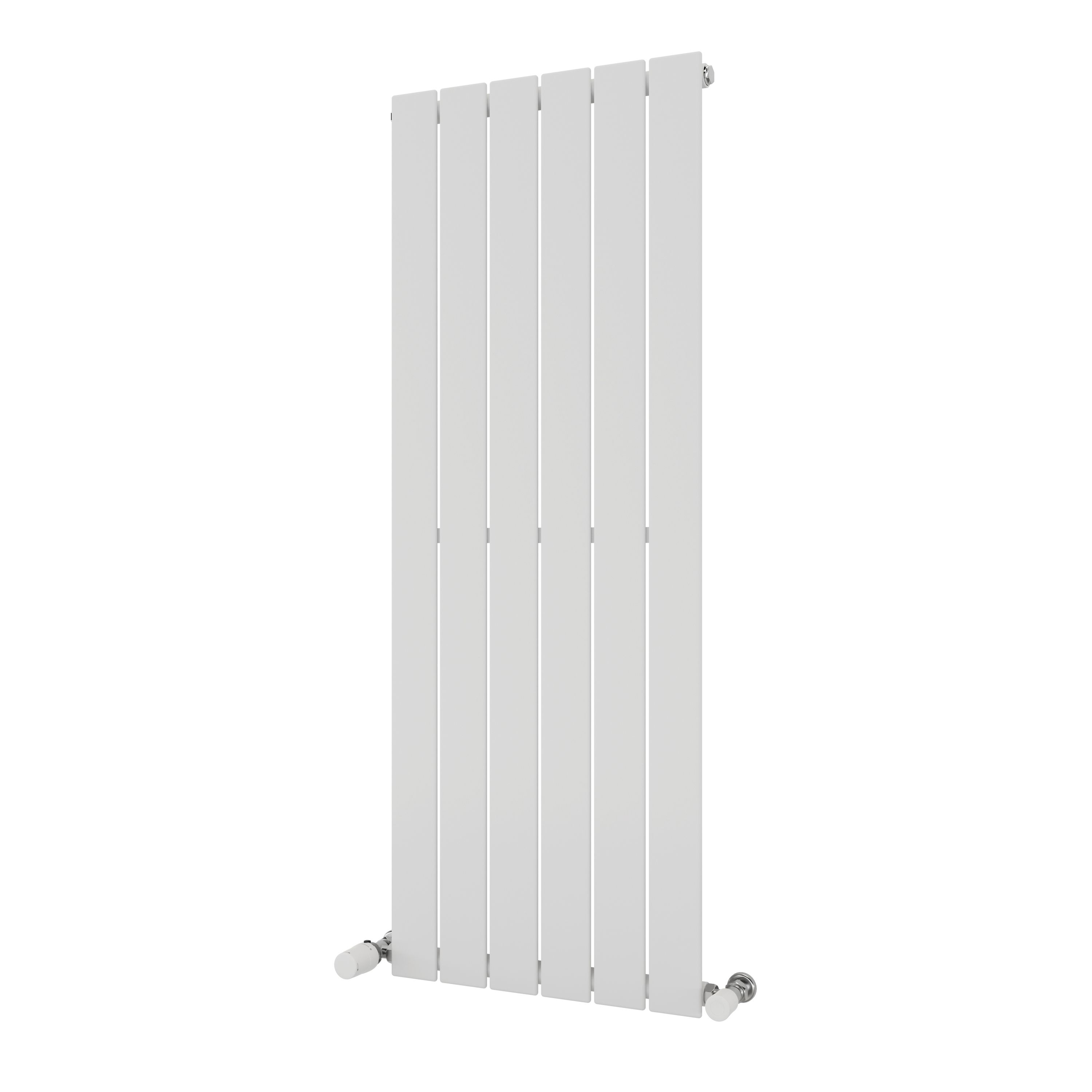 Ximax Vertirad Satin white Vertical Designer panel Radiator, (W)445mm x (H)1200mm