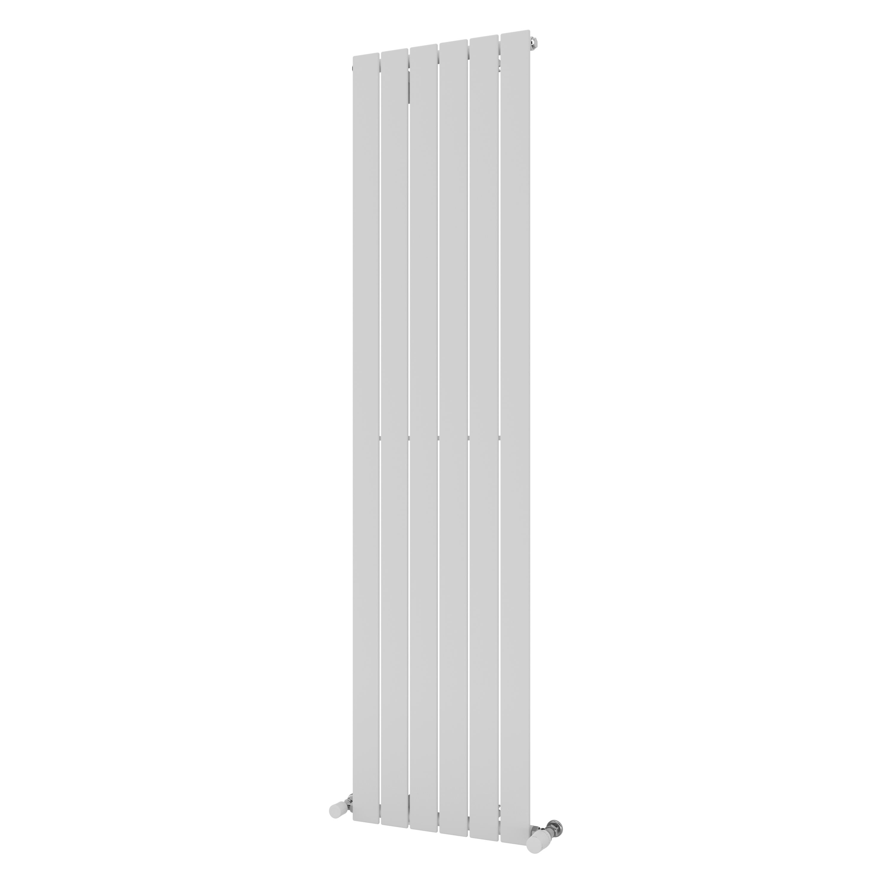 Ximax Vertirad Satin white Vertical Designer panel Radiator, (W)445mm x (H)1800mm