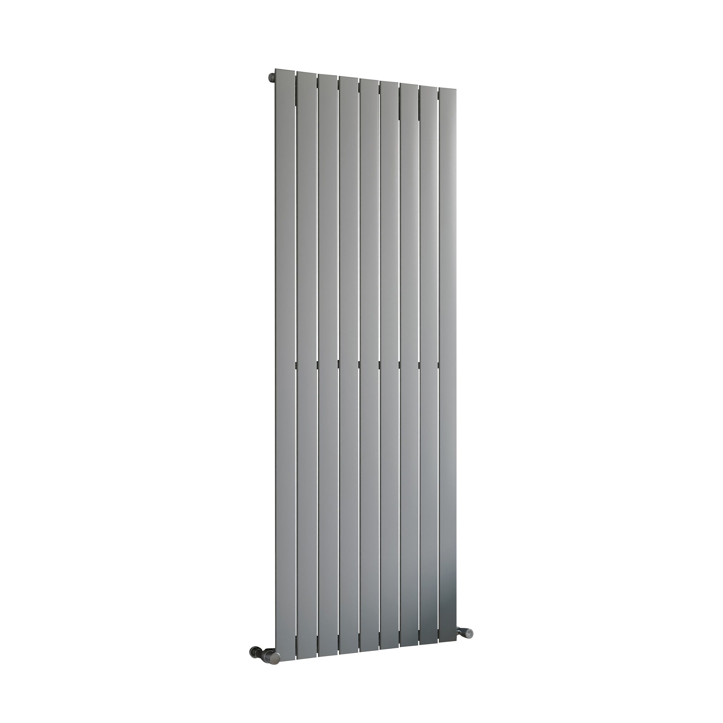 Ximax Vertirad Universal Silver effect Vertical Designer Radiator, (W)670mm  x (H)1800mm