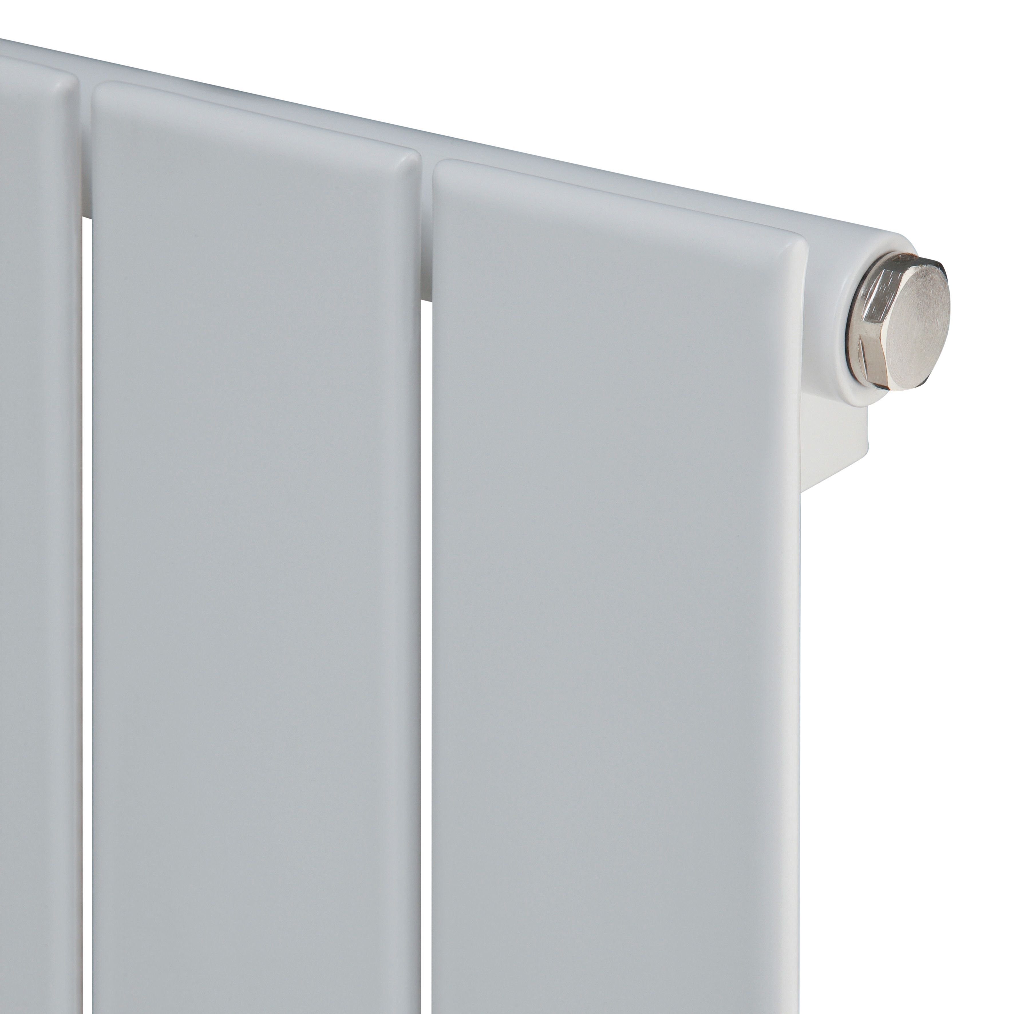 Ximax Vertirad White Horizontal or vertical Designer Radiator, (W)595mm x (H)1200mm