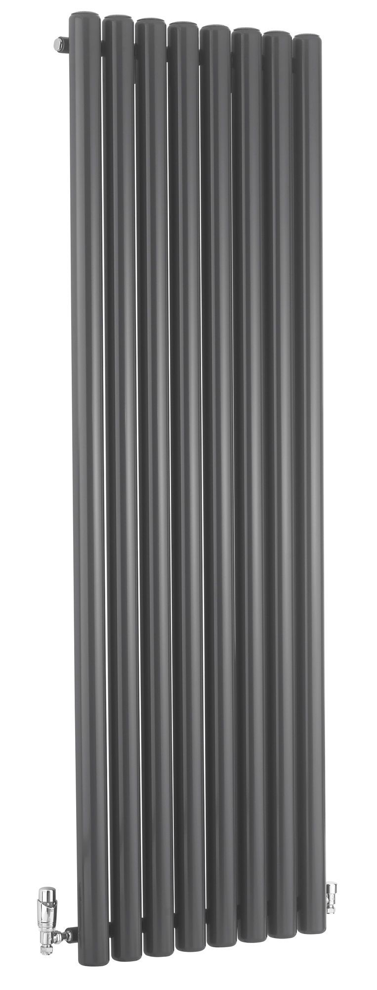 Ximax Vulkan Anthracite Vertical Designer Radiator, (W)585mm x (H)1800mm