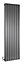 Ximax Vulkan Square Anthracite Vertical Designer Radiator, (W)285mm x (H)1800mm