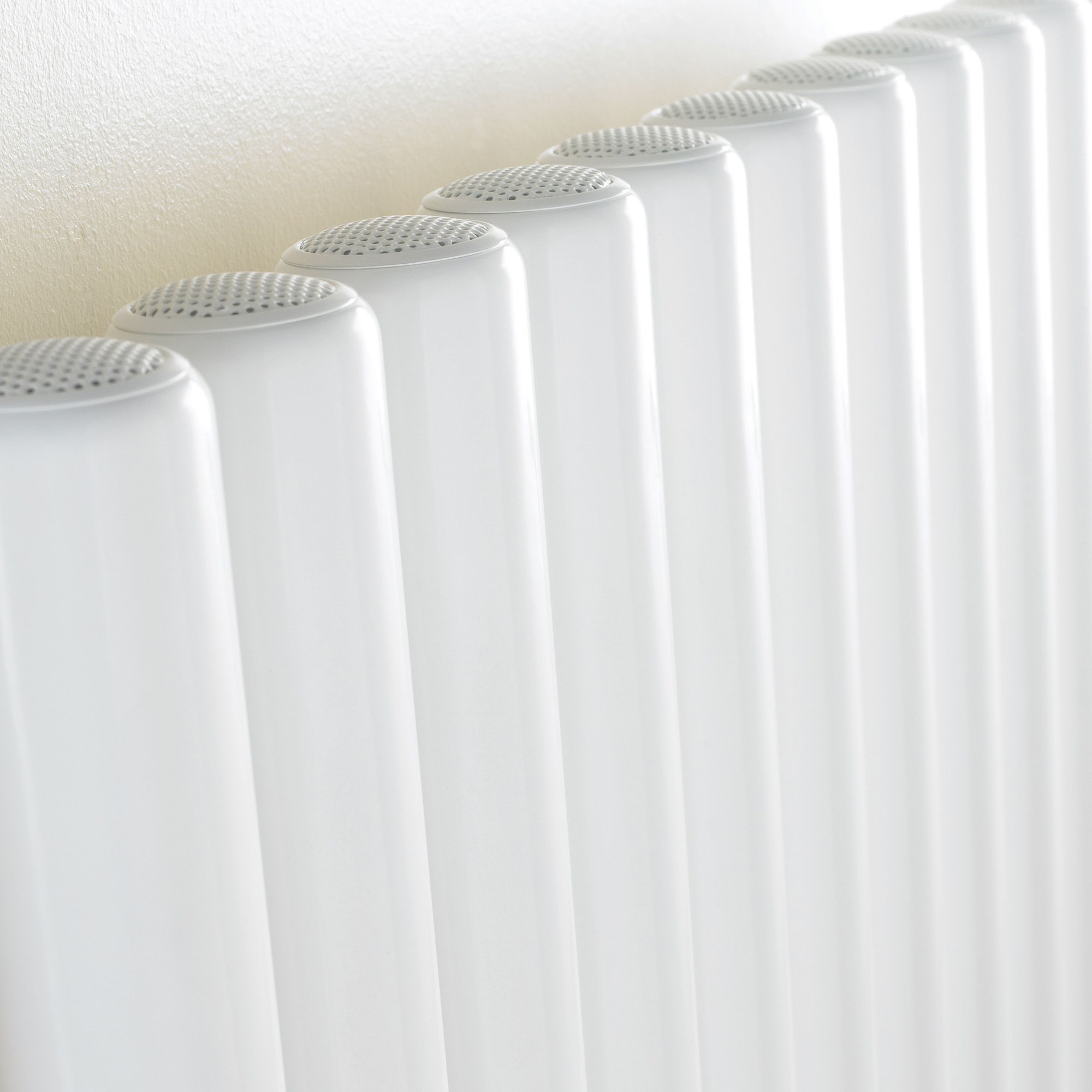 Ximax Vulkan White Vertical Designer Radiator, (W)435mm x (H)1800mm