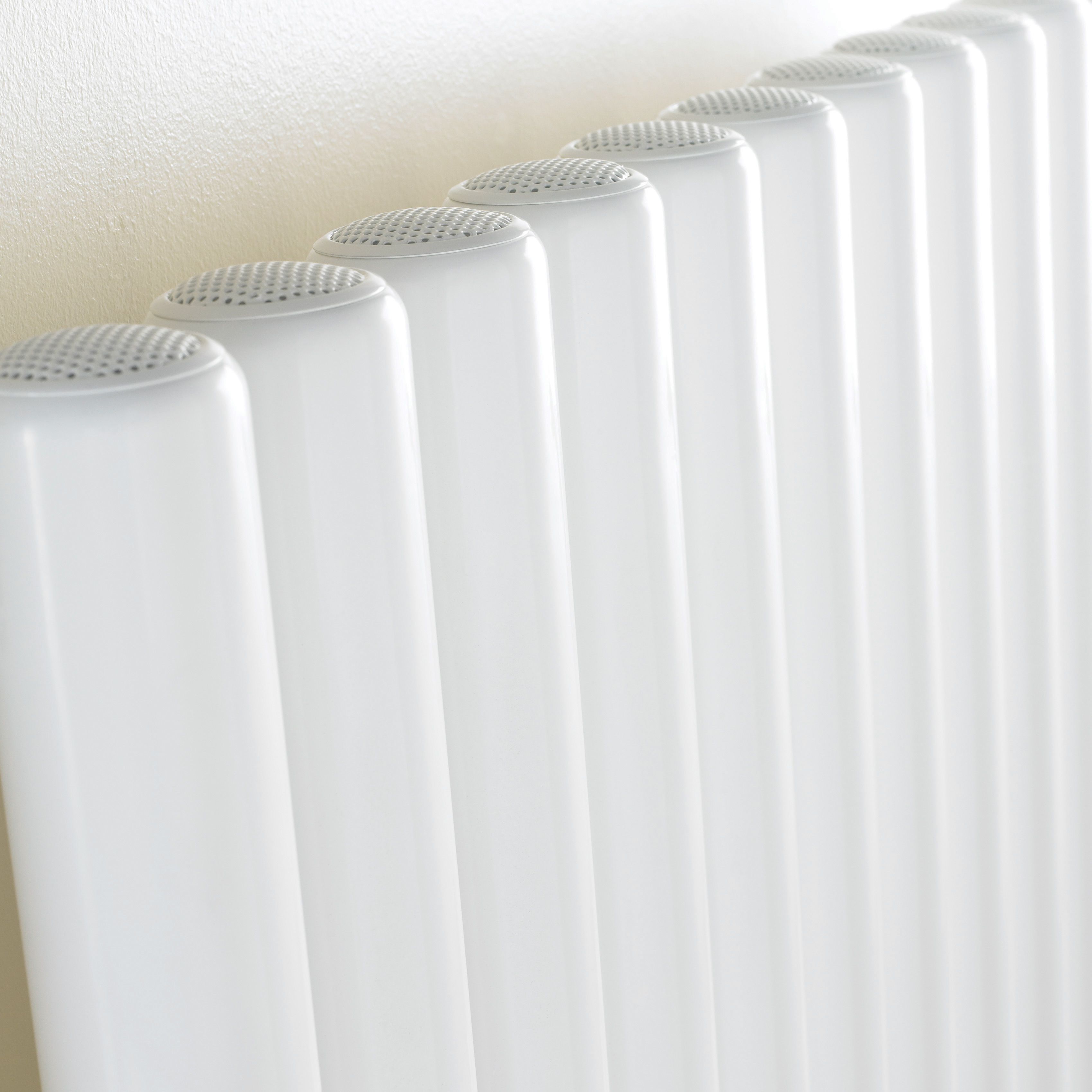 Ximax Vulkan White Vertical Designer Radiator, (W)585mm x (H)1500mm