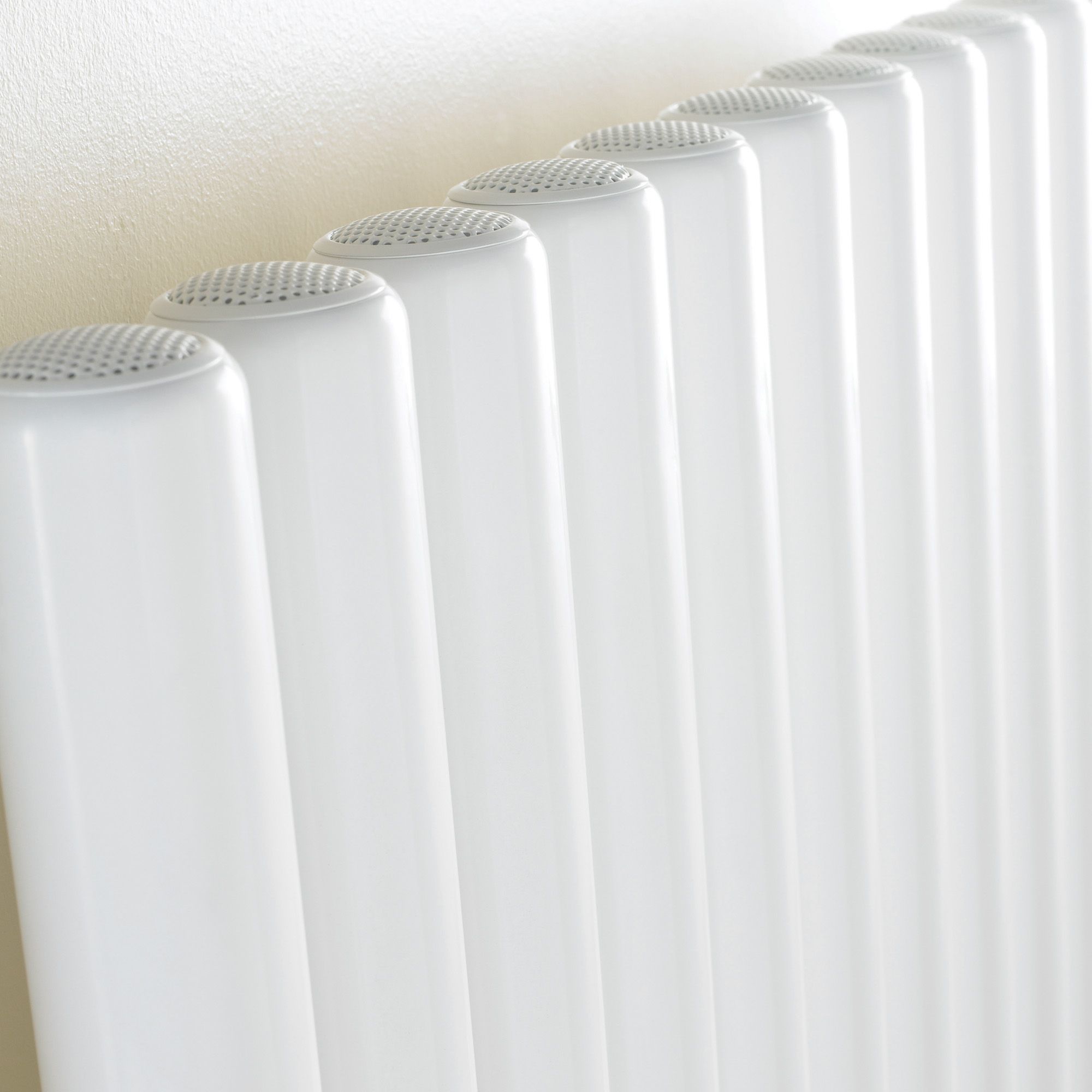 Ximax Vulkan White Vertical Designer Radiator, (W)585mm x (H)1800mm