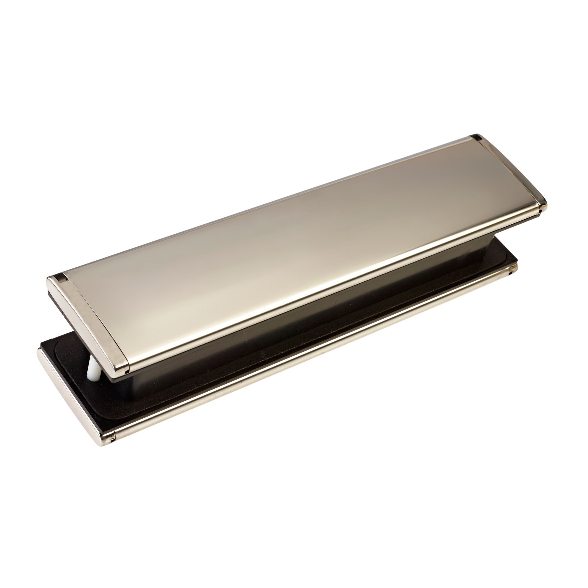 Yale Chrome effect Stainless steel Letter plate, (H)70mm