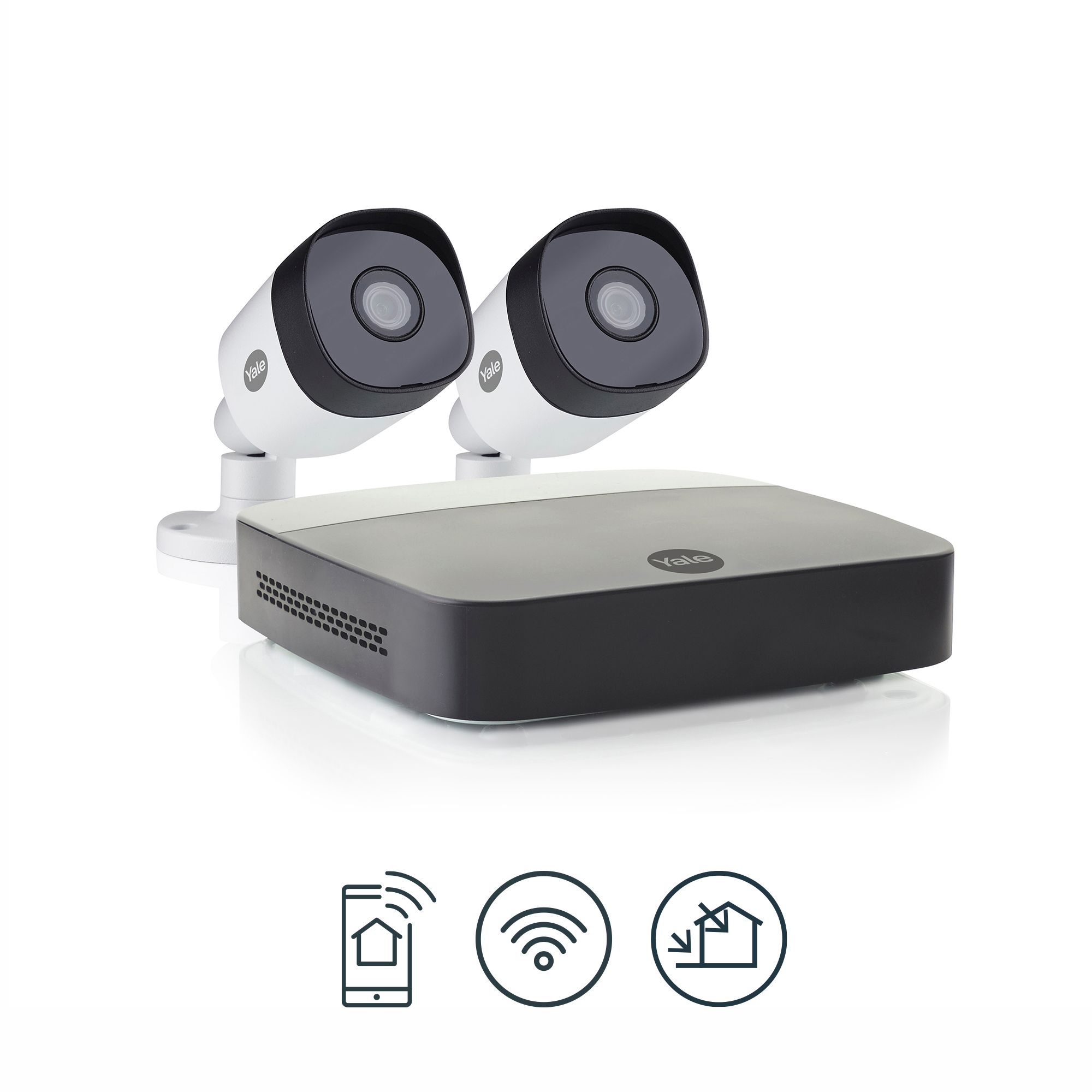 Yale Essentials 1080p 2 camera CCTV kit