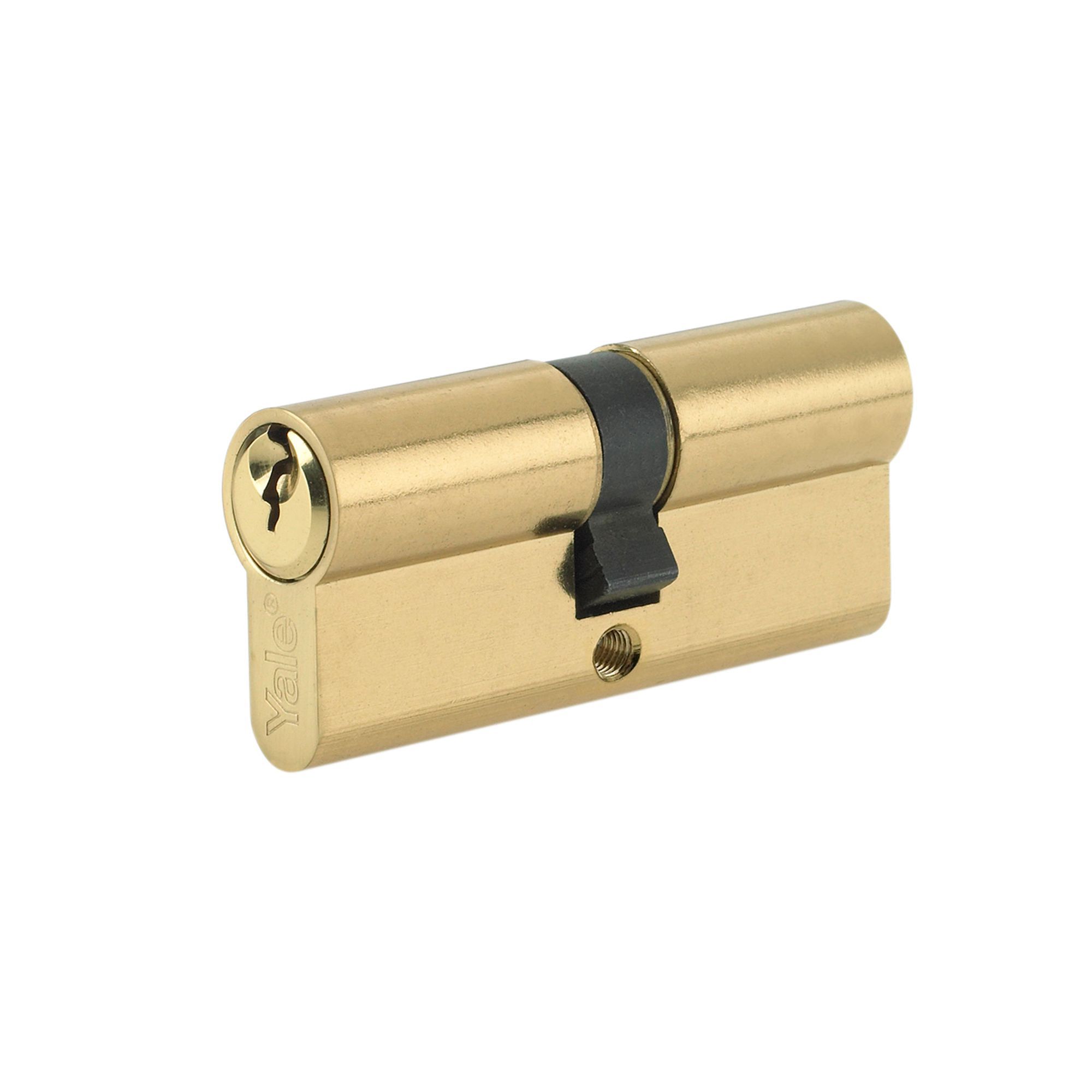 Yale Essentials White Zinc alloy Lever Door handle (L)32mm, Pair