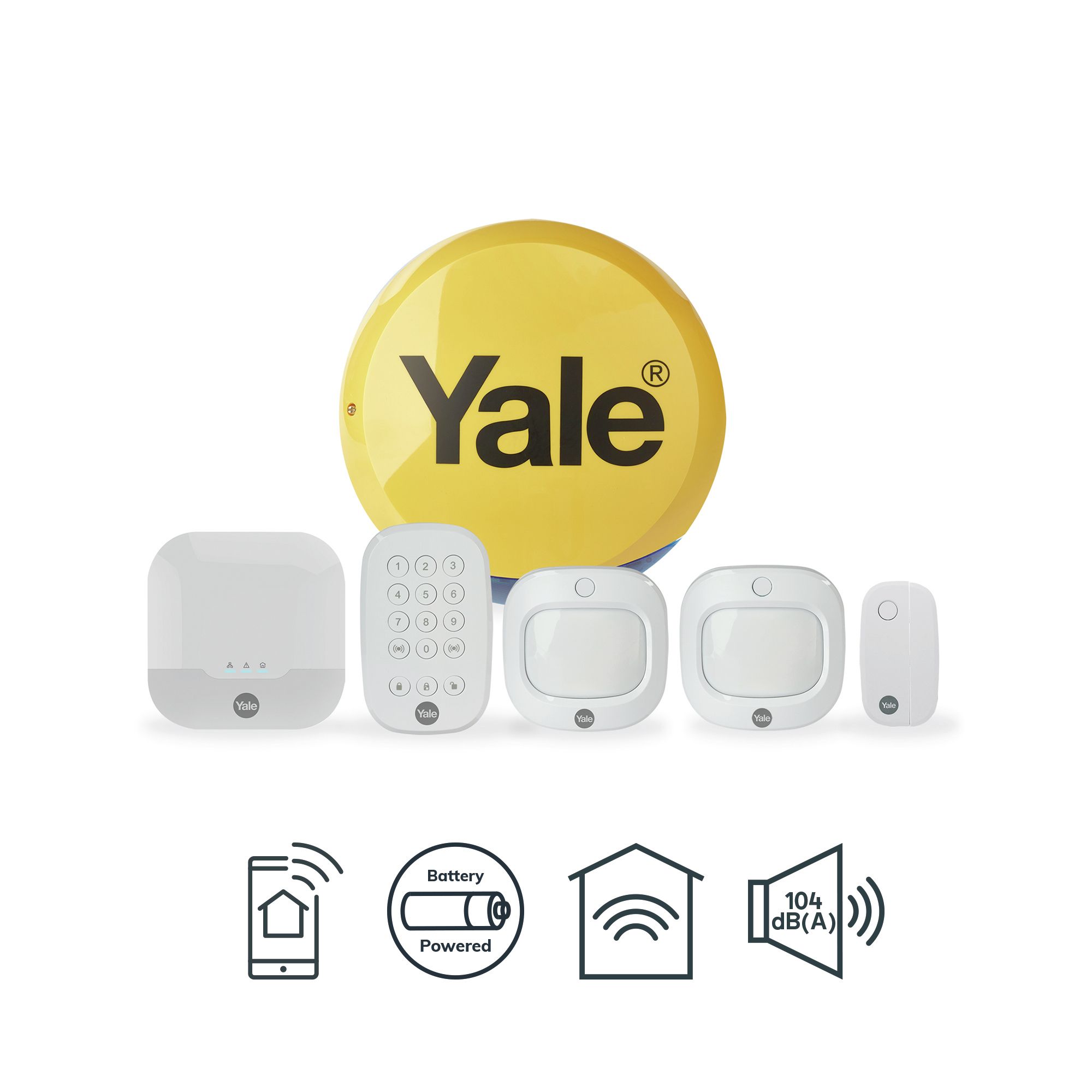 Yale IA-320 Sync Smart 6 piece Intruder alarm kit
