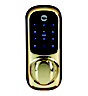 Yale Keyless Polished Brass effect Digital keypad door lock