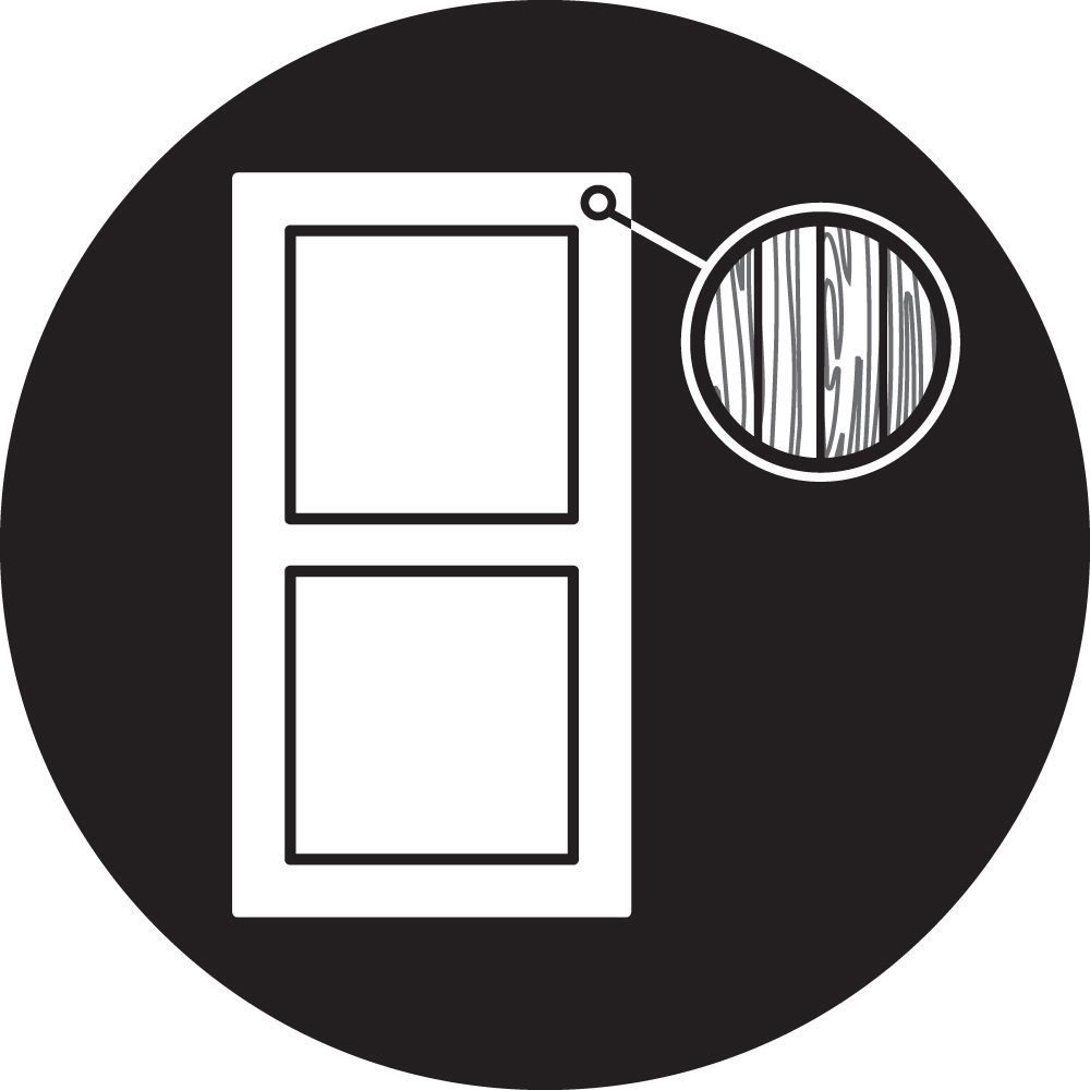 Yale P-2PM444-WE-2 White Metal Deadlock, Pack of 2
