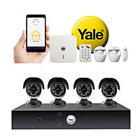 Yale Smart Home 1080p 4 camera CCTV DVR kit