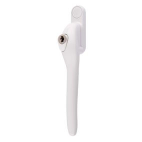 Yale White Aluminium Right-handed Window handle (L)167mm