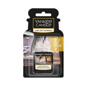 Yankee Candle Car Jar Ultimate Black Coconut Air freshener, 24g