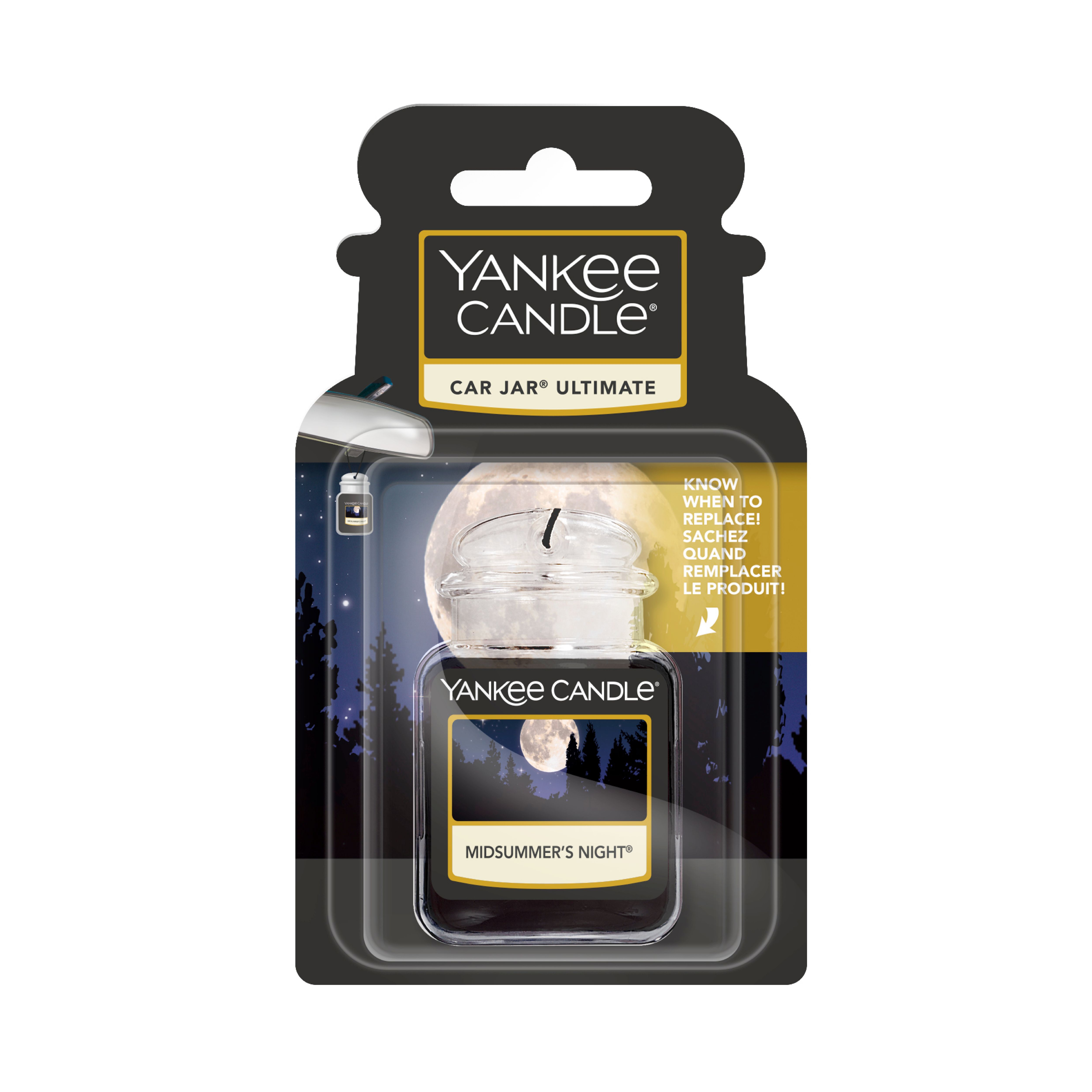 Yankee Candle Car Jar Ultimate Midsummers Night Air freshener, 24g