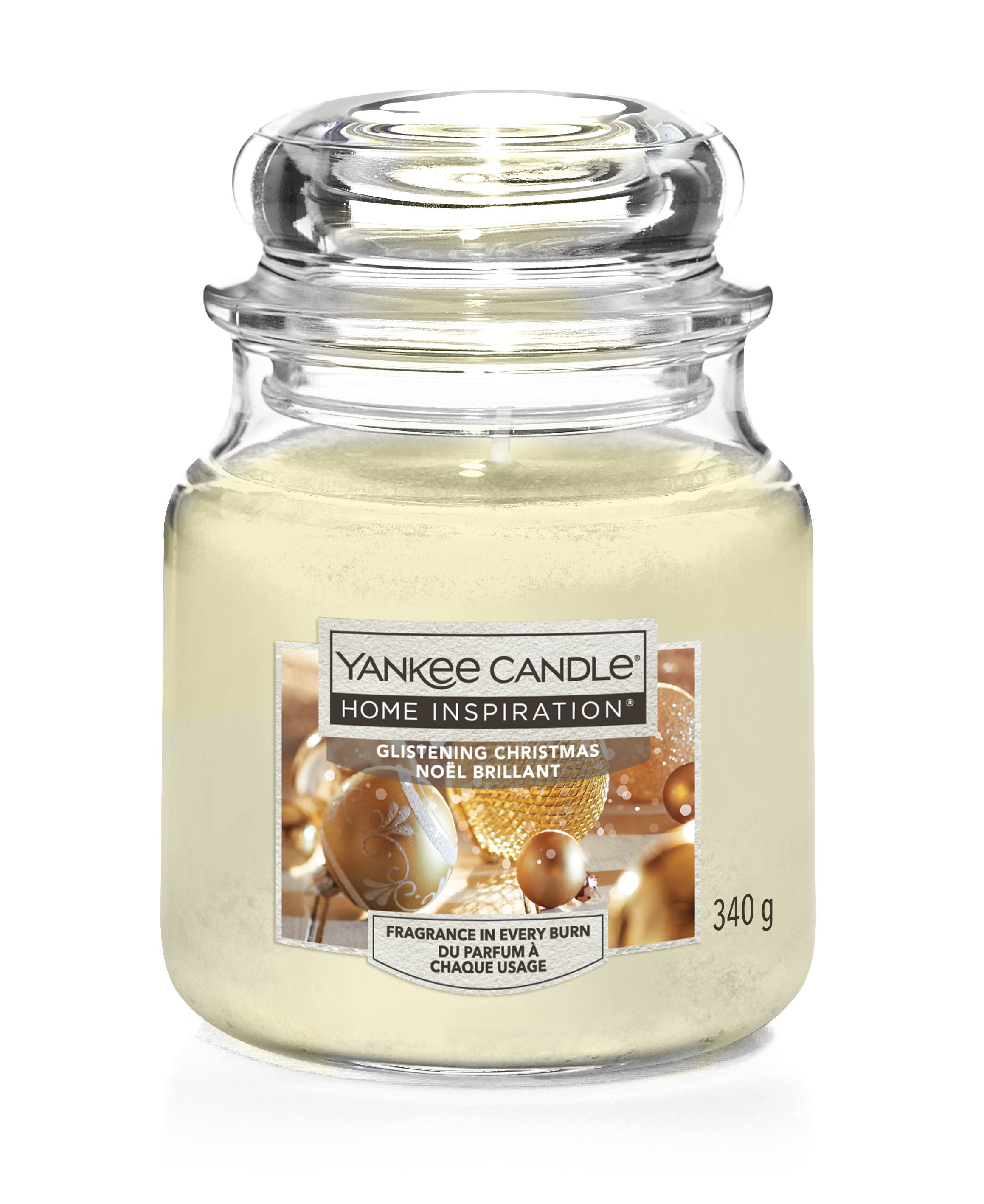 Yankee Candle Glistening Christmas Candle Medium Tradepoint