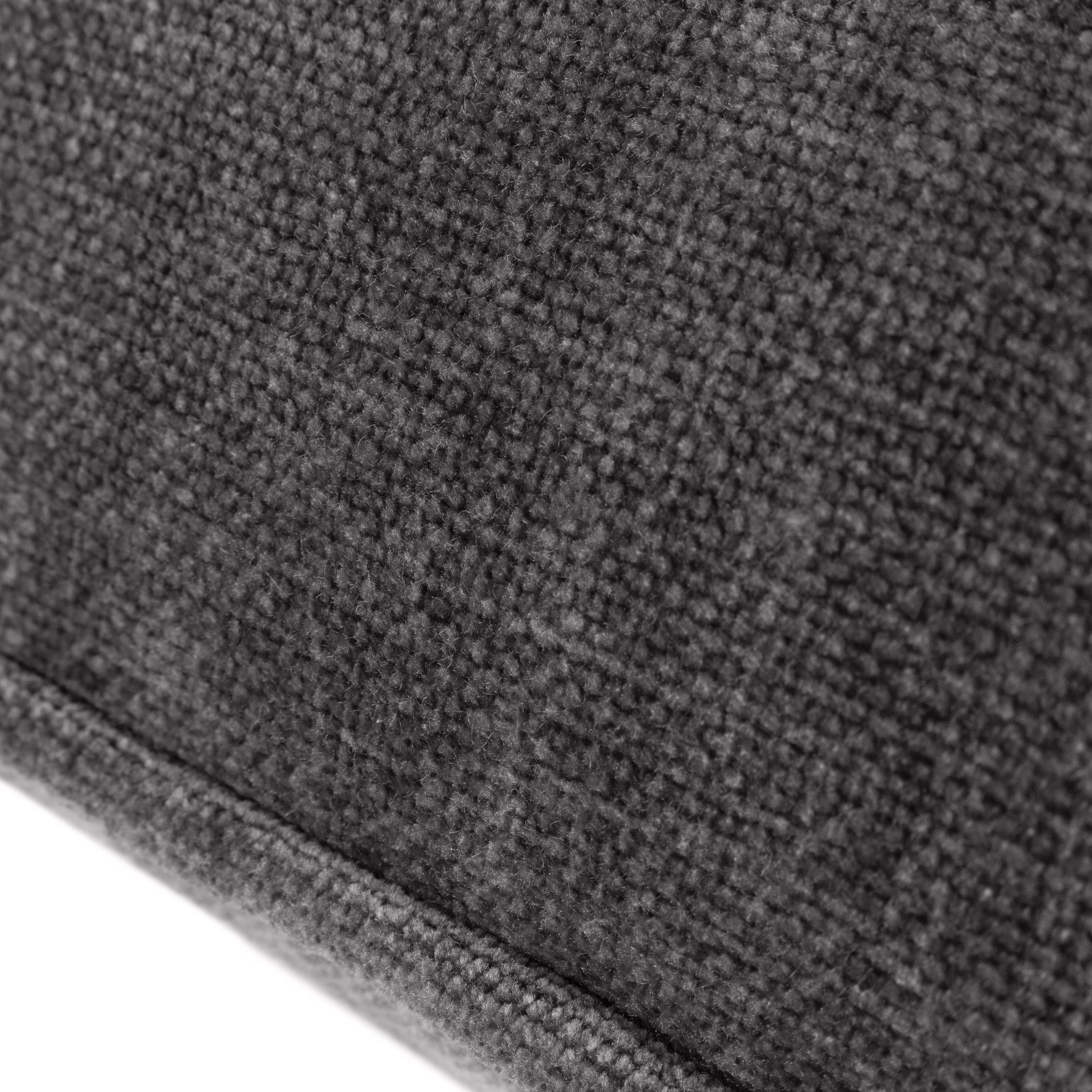 Yard Heavy Chenille Charcoal Plain Indoor Cushion (L)50cm x (W)50cm