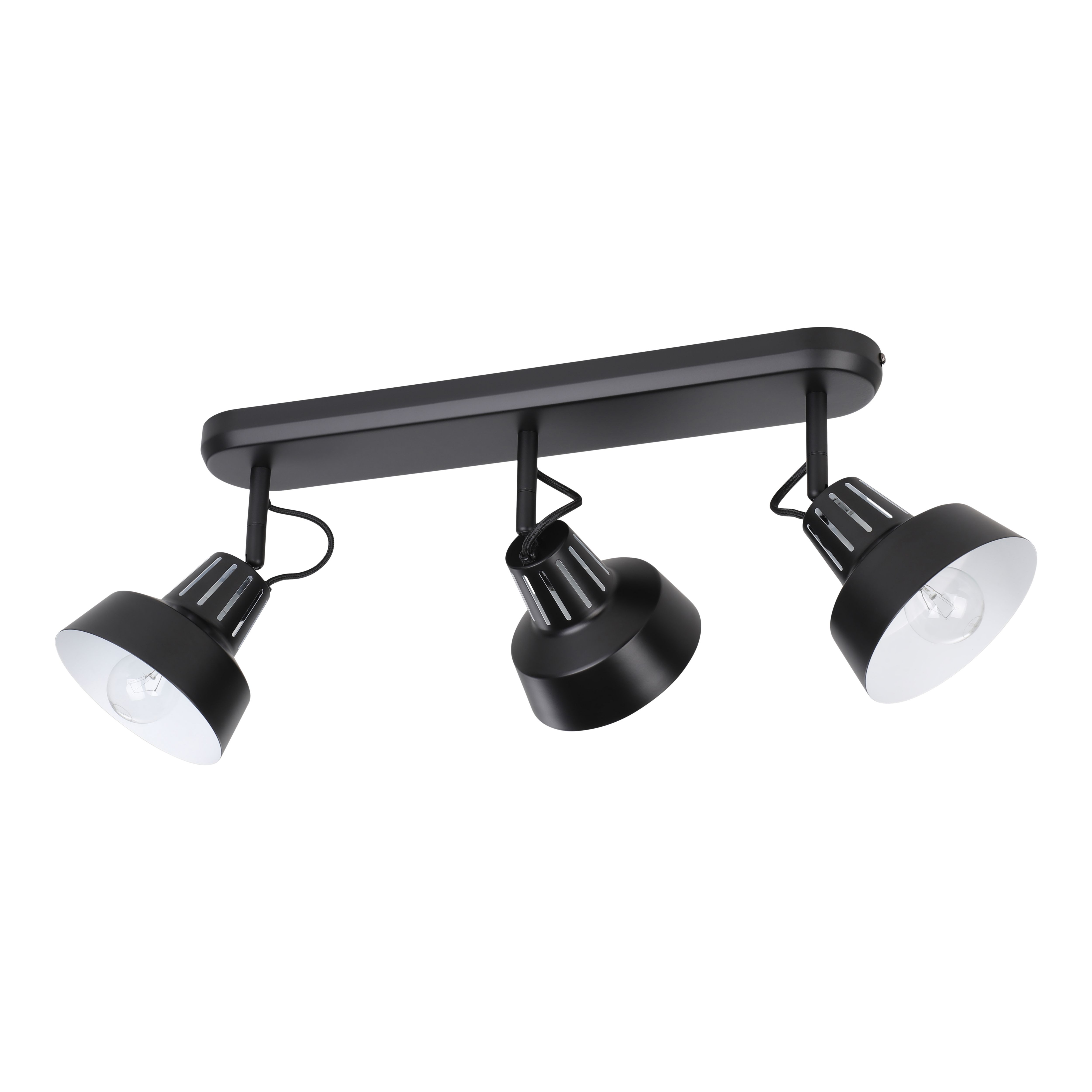 Yarra Modern Matt Black 3 Light Spotlight