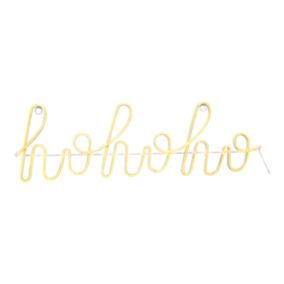 Yellow LED White Hohoho Silhouette (H) 235mm